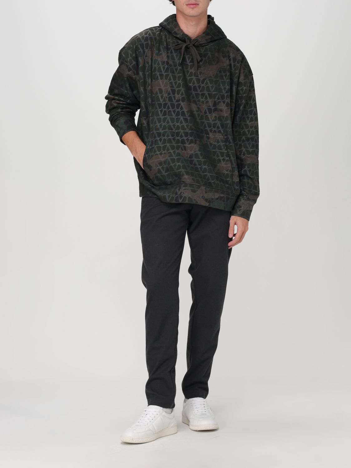 Valentino Valentino Sweatshirt Men Military Size US M / EU 48-50 / 2 - 2 Thumbnail