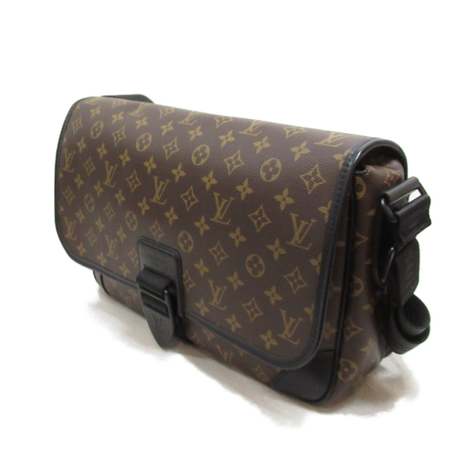 Louis Vuitton Louis Vuitton Archie Messenger Bag Shoulder Coated Canvas Monogram Macassar Brown Size ONE SIZE - 3 Thumbnail
