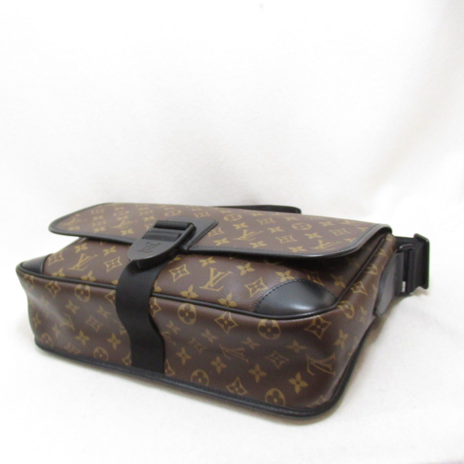 Louis Vuitton Louis Vuitton Archie Messenger Bag Shoulder Coated Canvas Monogram Macassar Brown Size ONE SIZE - 4 Thumbnail