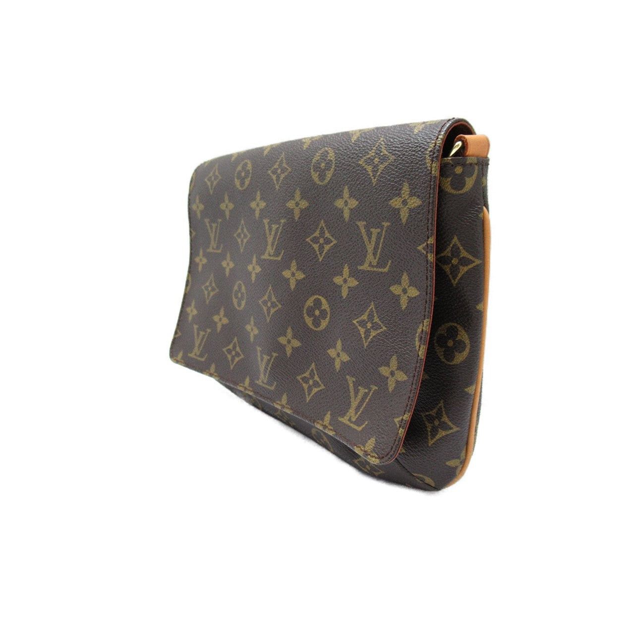 Louis Vuitton Louis Vuitton Musette Tango Short Shoulder Bag Coated Canvas Monogram Brown Size ONE SIZE - 3 Thumbnail