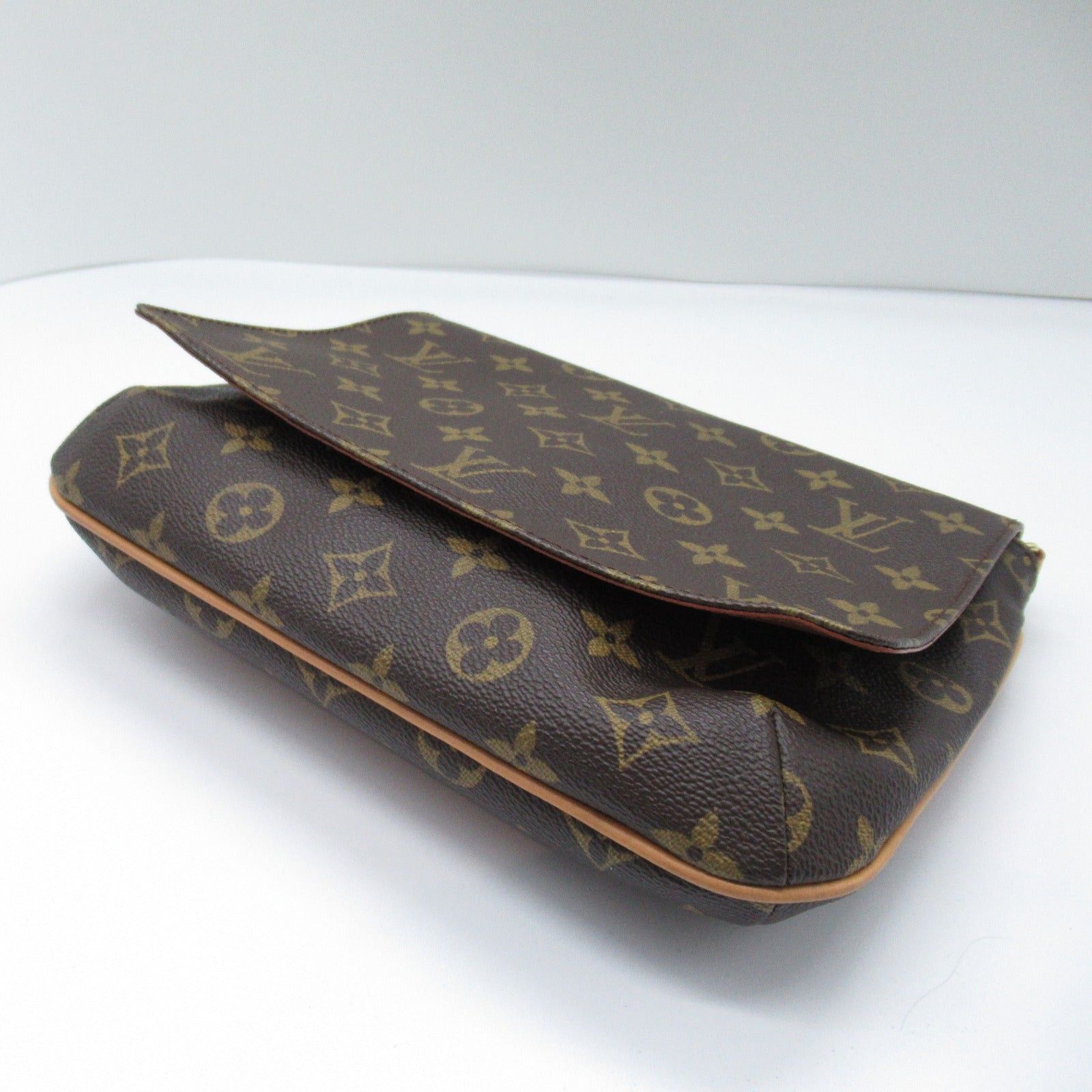 Louis Vuitton Louis Vuitton Musette Tango Short Shoulder Bag Coated Canvas Monogram Brown Size ONE SIZE - 4 Thumbnail