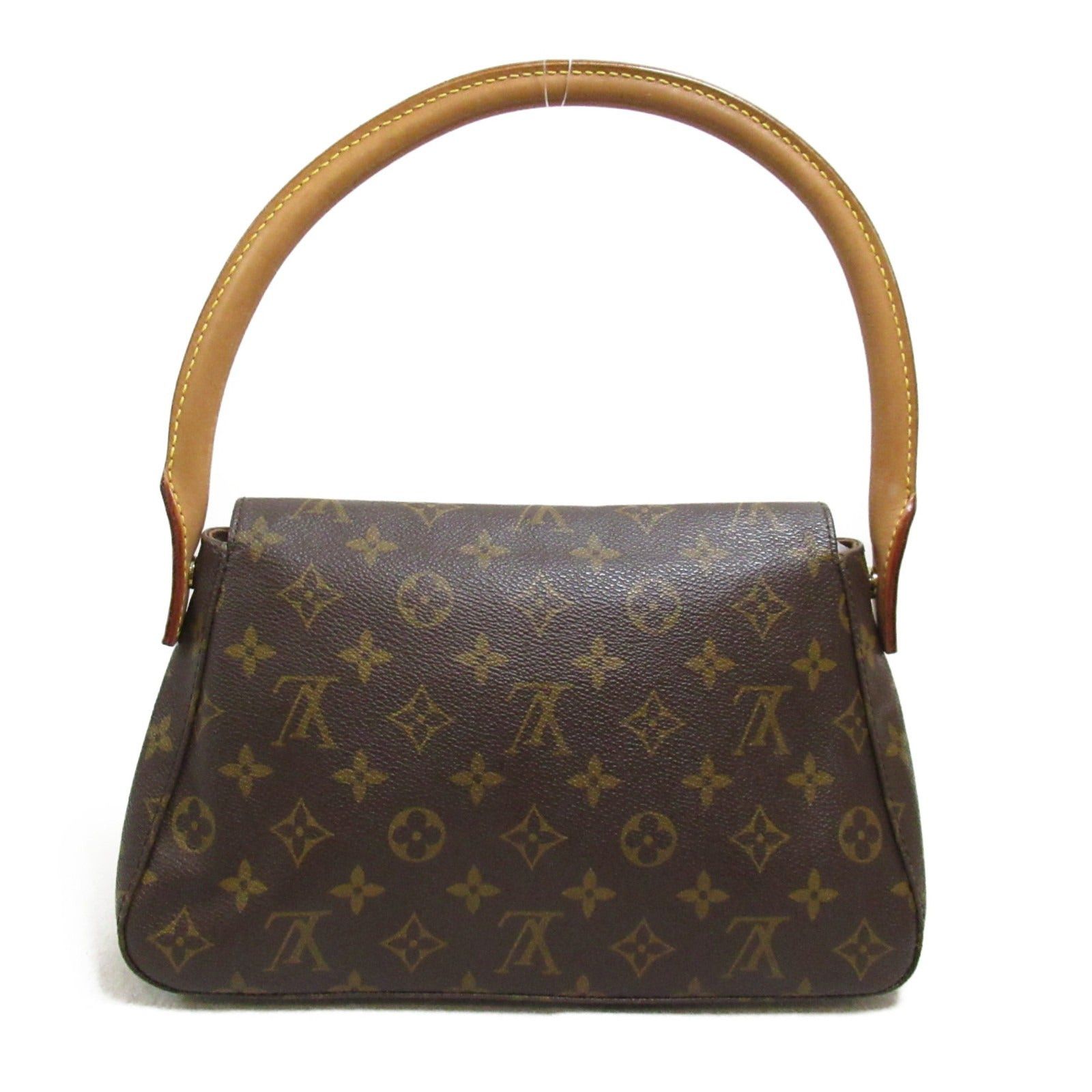 Louis Vuitton Louis Vuitton Mini Looping Shoulder Bag Coated Canvas Monogram Brown Size ONE SIZE - 2 Thumbnail