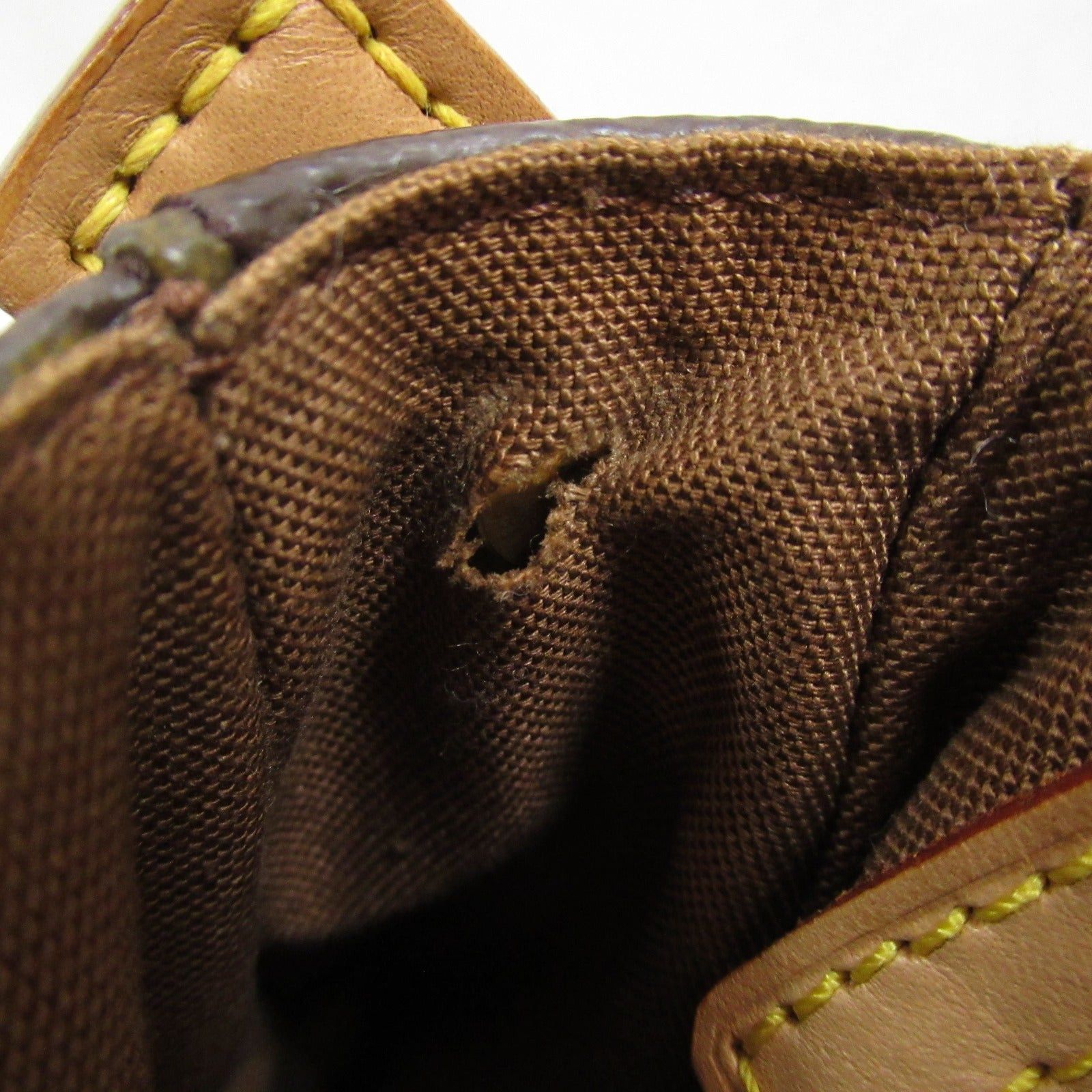 Louis Vuitton Louis Vuitton Mini Looping Shoulder Bag Coated Canvas Monogram Brown Size ONE SIZE - 11 Thumbnail