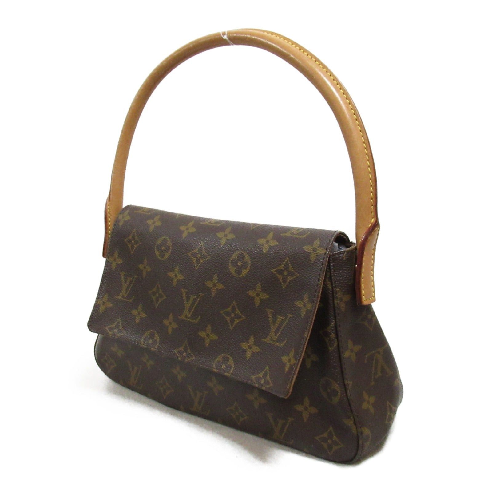 Louis Vuitton Louis Vuitton Mini Looping Shoulder Bag Coated Canvas Monogram Brown Size ONE SIZE - 3 Thumbnail