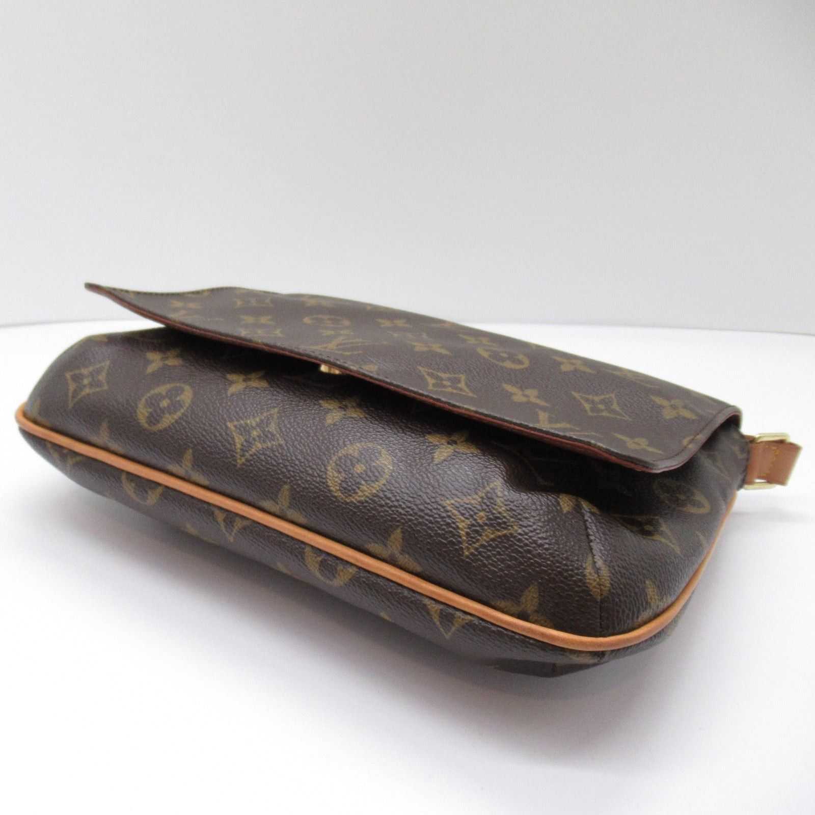 Louis Vuitton Louis Vuitton Musette Tango Long Shoulder Bag Coated Canvas Monogram Brown Size ONE SIZE - 4 Thumbnail