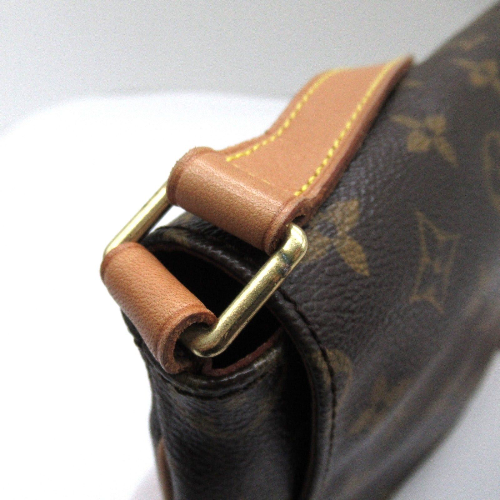 Louis Vuitton Louis Vuitton Musette Tango Long Shoulder Bag Coated Canvas Monogram Brown Size ONE SIZE - 12 Thumbnail