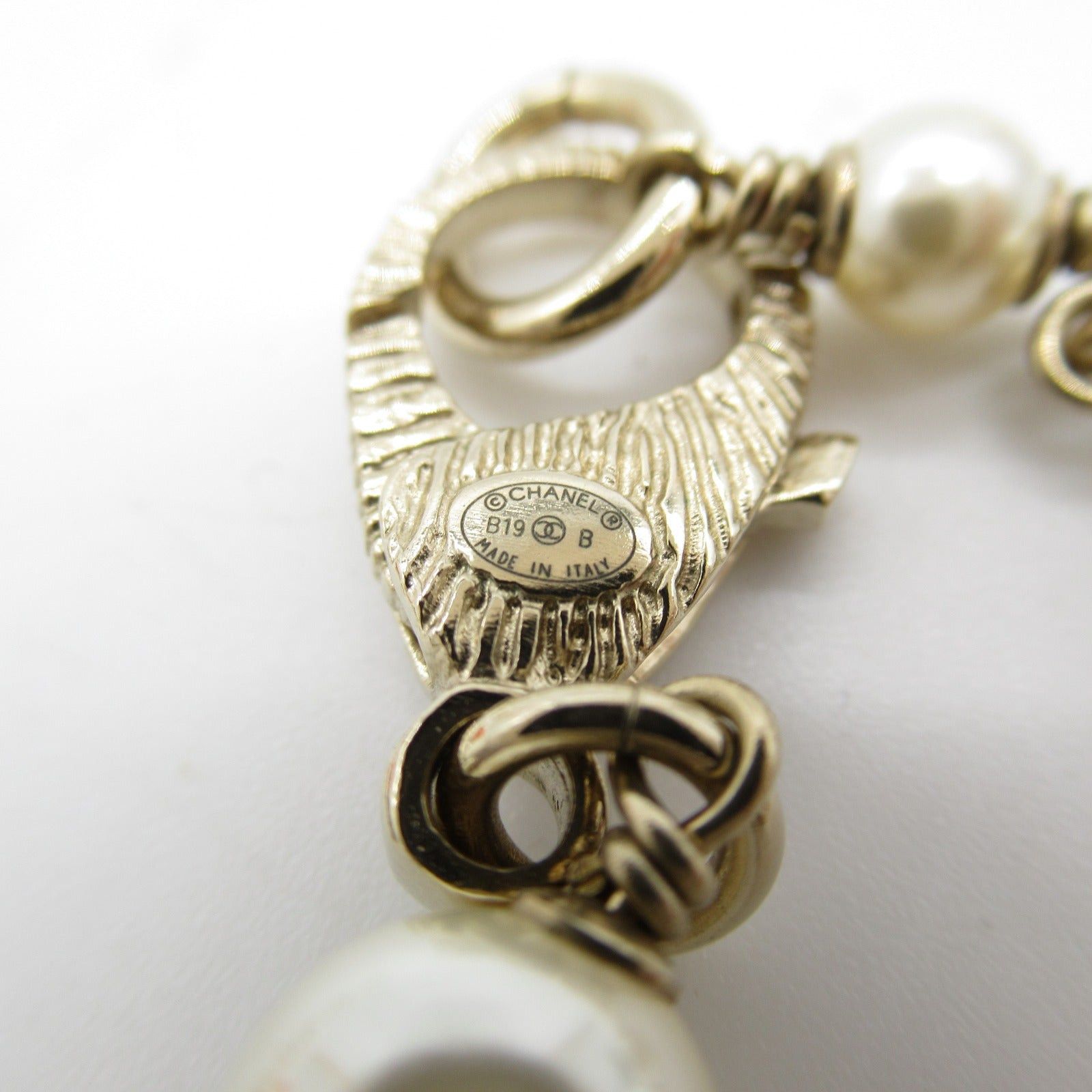 Chanel Chanel Pearl Necklace Gp (Gold Plated) Fake Gold Size ONE SIZE - 4 Thumbnail