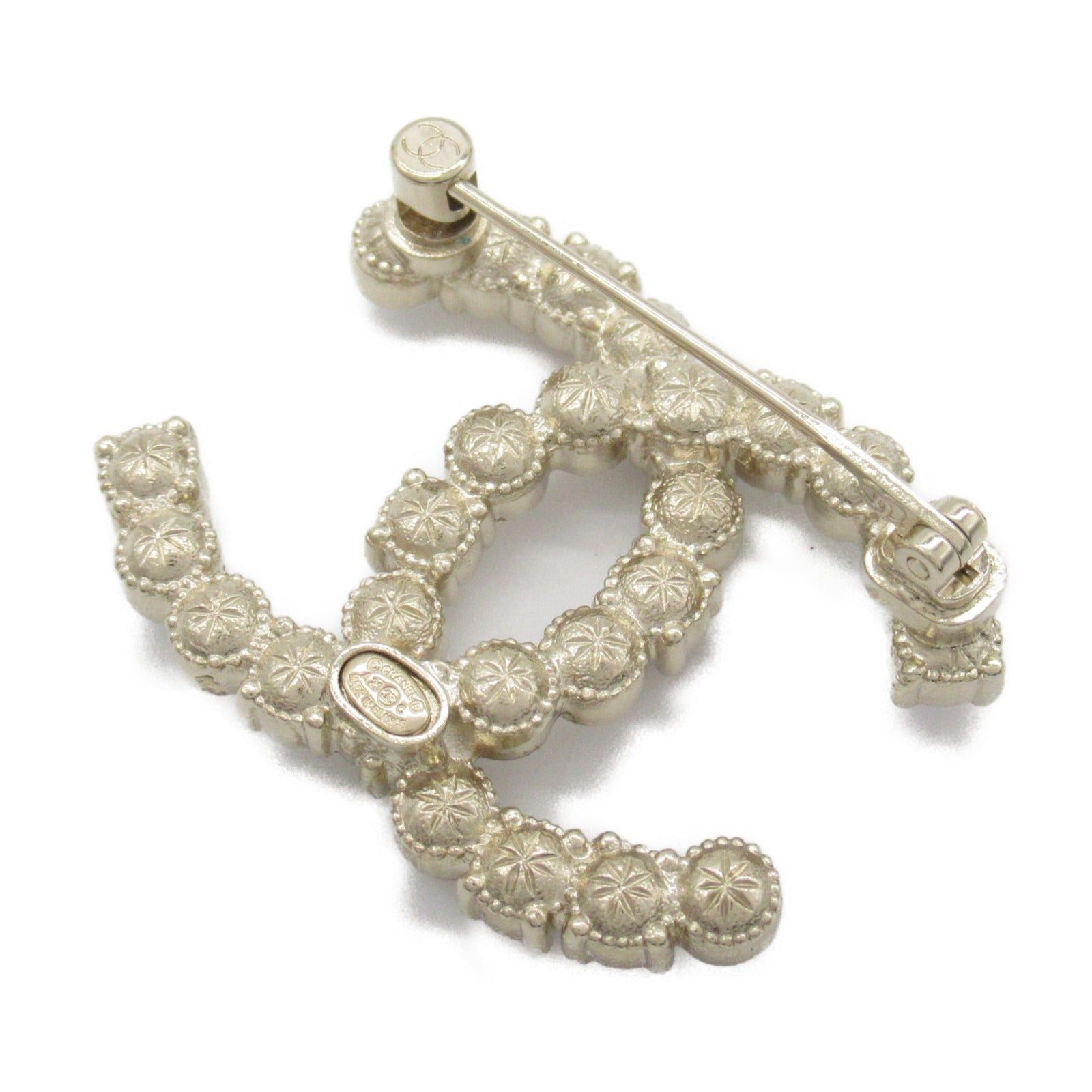 Chanel Chanel Faux Pearl Brooch Gp (Gold Plated) Crystal/Fake Gold Size ONE SIZE - 2 Thumbnail