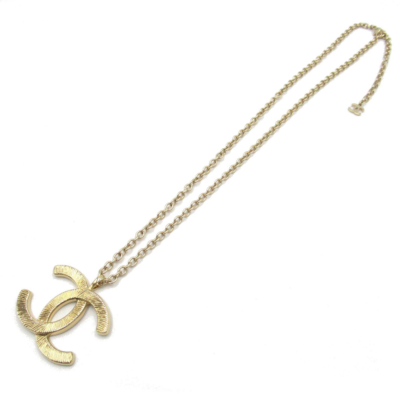 Chanel Chanel Coco Mark Long Necklace Gp (Gold Plated) Gold Size ONE SIZE - 5 Thumbnail