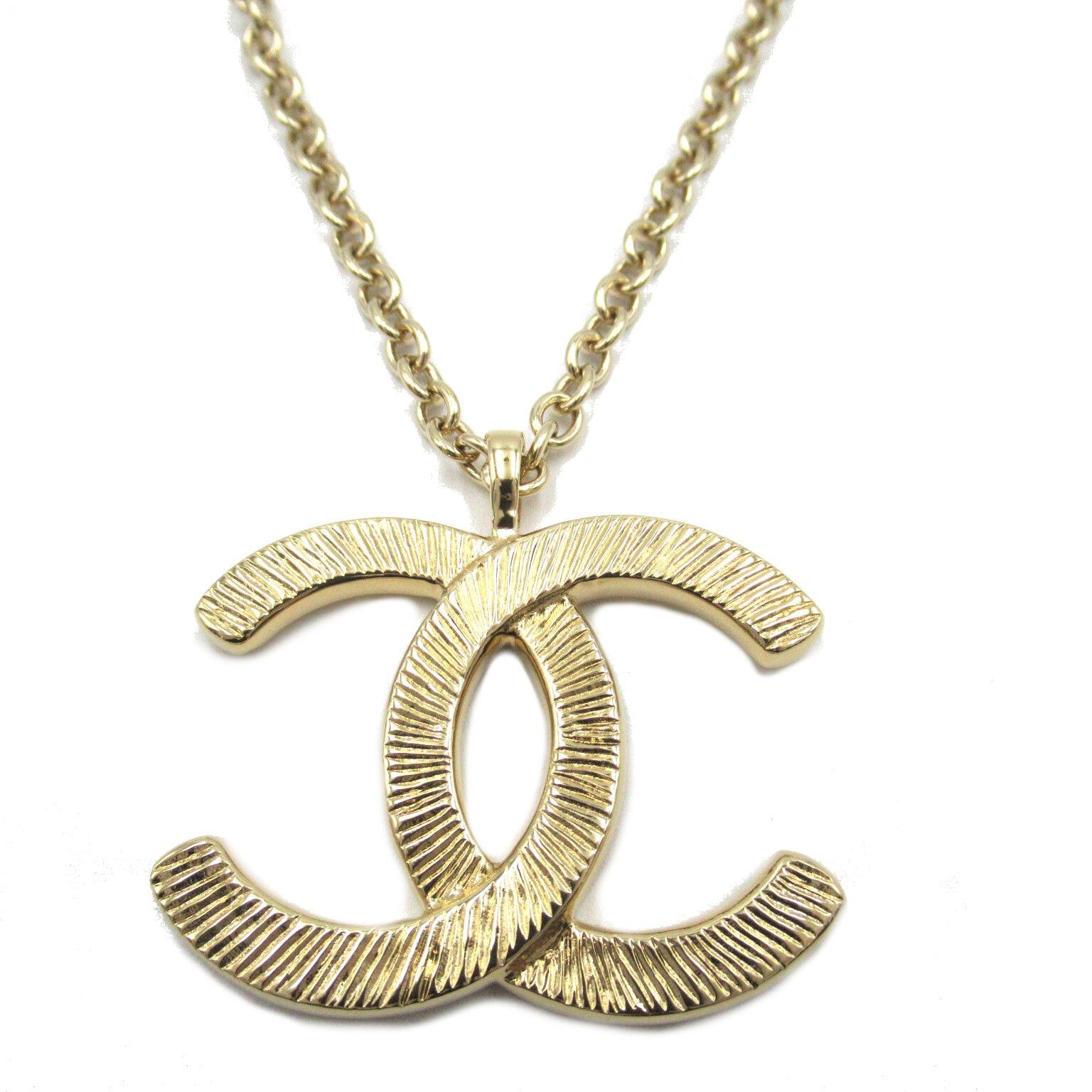Chanel Chanel Coco Mark Long Necklace Gp (Gold Plated) Gold Size ONE SIZE - 4 Thumbnail