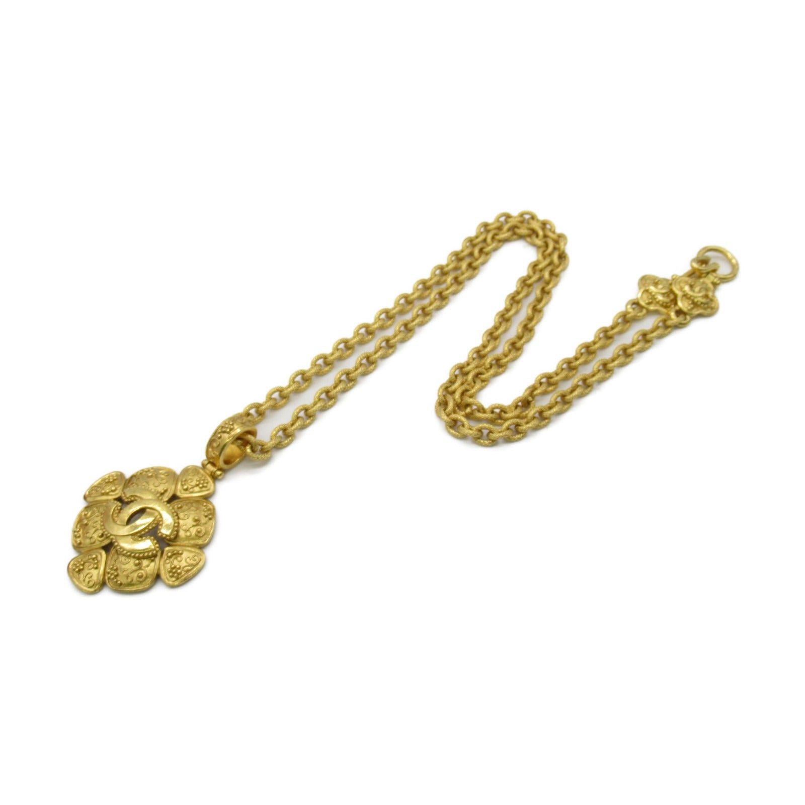 Chanel Chanel Necklace 96A Gp (Gold Plated) Gold Size ONE SIZE - 3 Thumbnail
