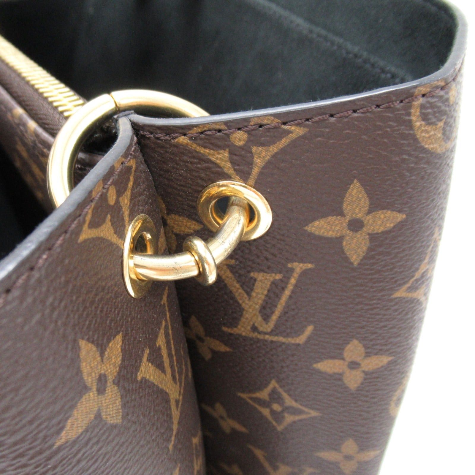 Louis Vuitton Louis Vuitton Flower Tote Shoulder Bag Coated Canvas Monogram Brown Noir Size ONE SIZE - 12 Thumbnail