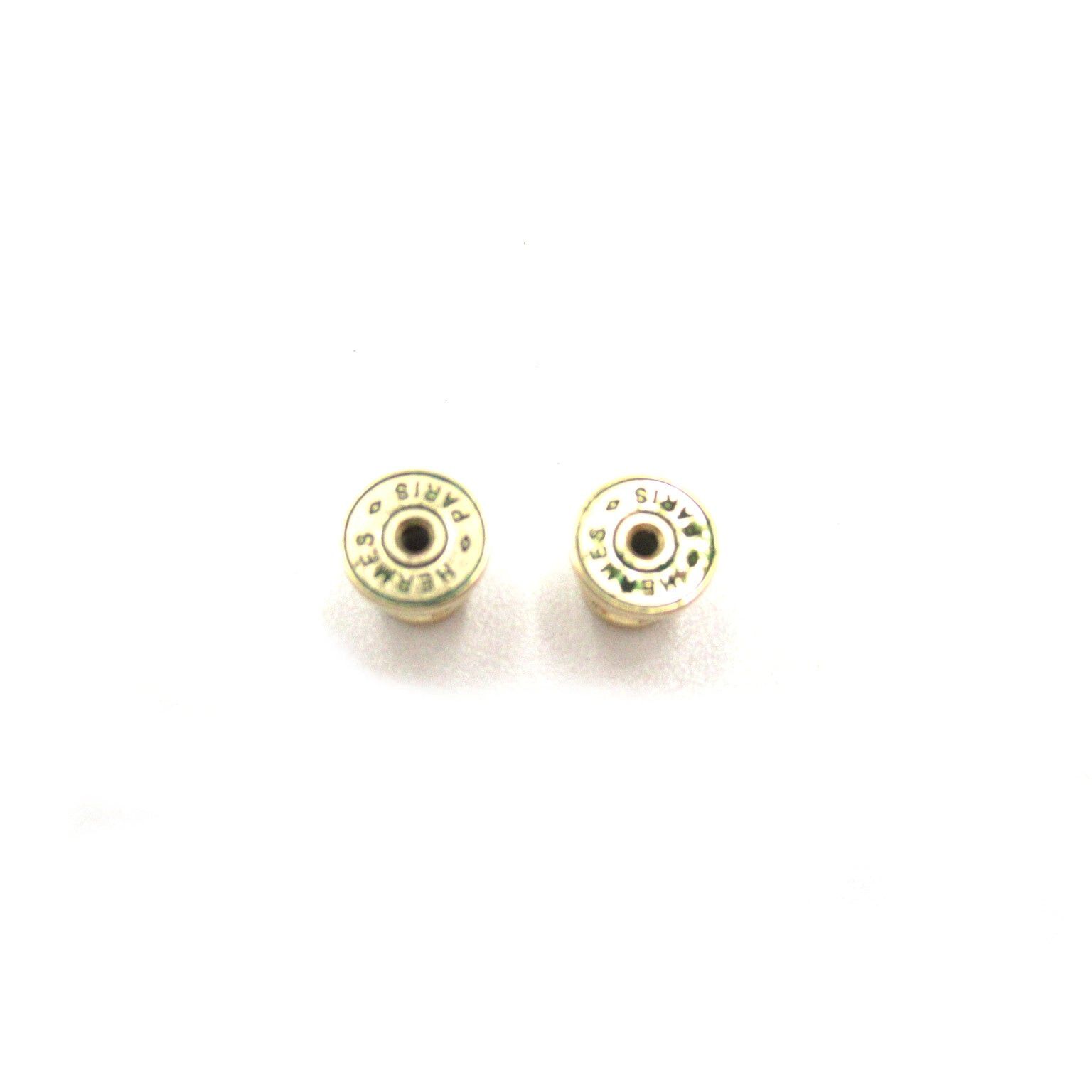 Hermes Hermes Amulet Marokkinier Kelly Padlock Earrings Gp (Gold Plated) Buffalo Horn Brown Size ONE SIZE - 5 Thumbnail