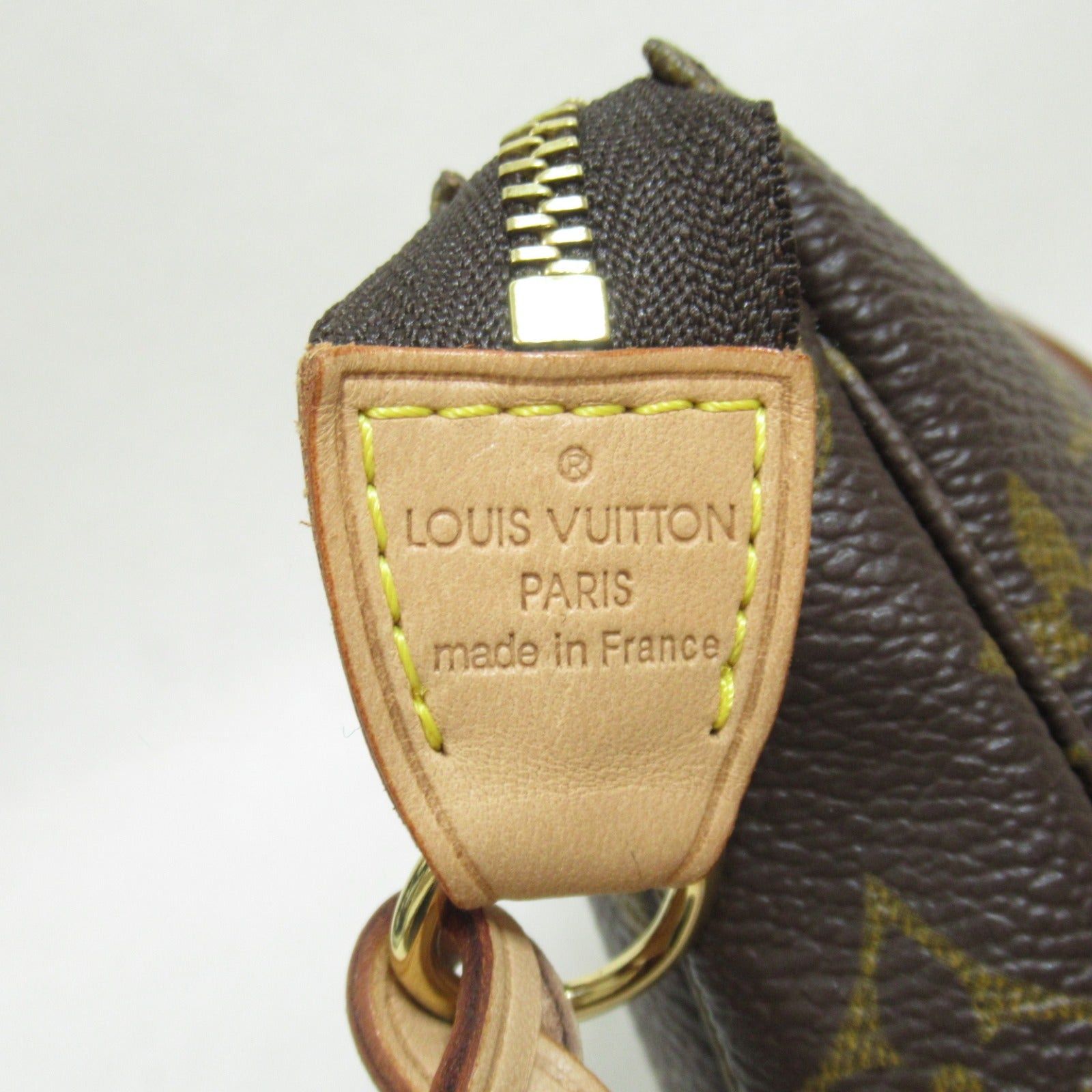 Louis Vuitton Louis Vuitton Pochette Accessoires Handbag Coated Canvas Monogram Brown Size ONE SIZE - 6 Thumbnail