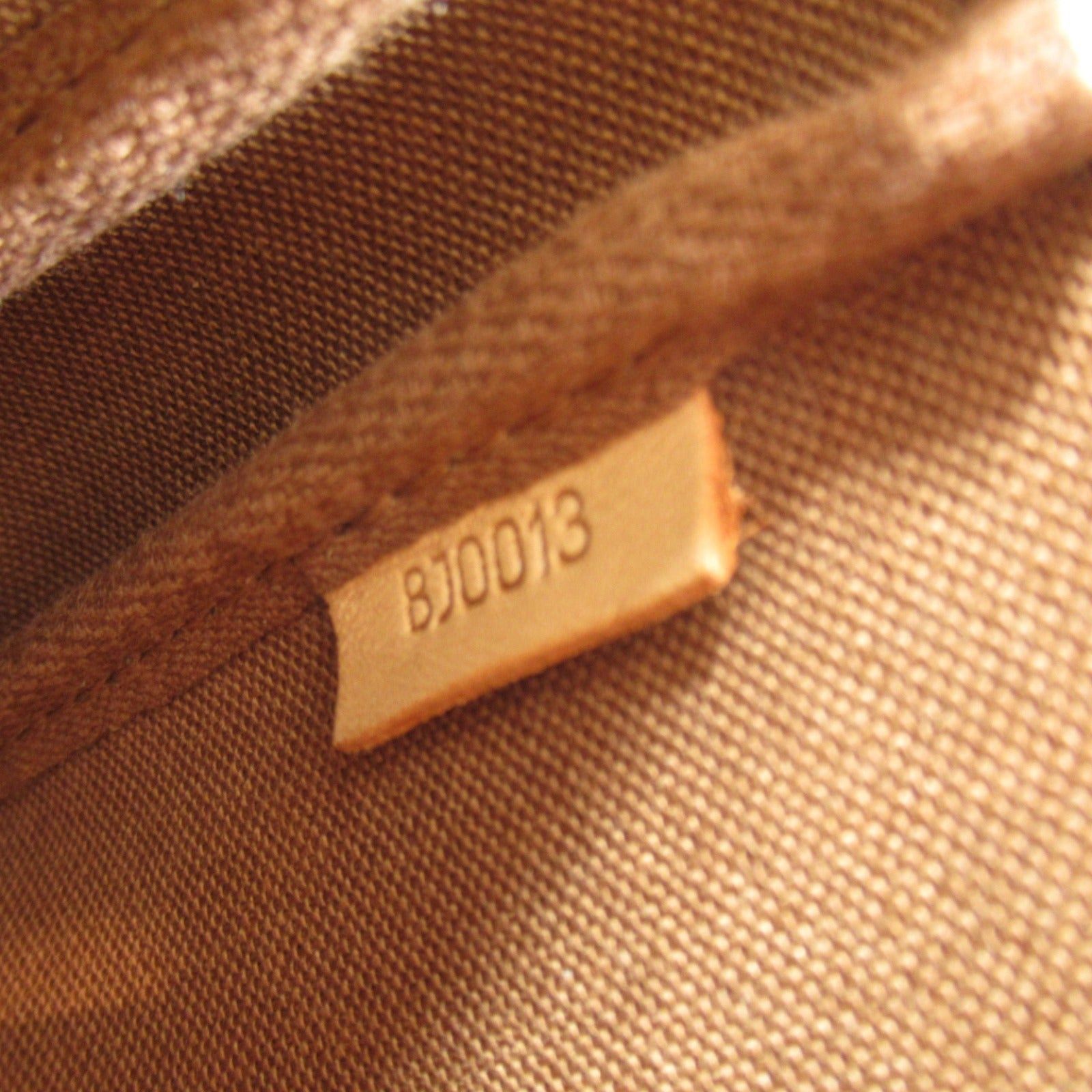 Louis Vuitton Louis Vuitton Pochette Accessoires Handbag Coated Canvas Monogram Brown Size ONE SIZE - 7 Thumbnail