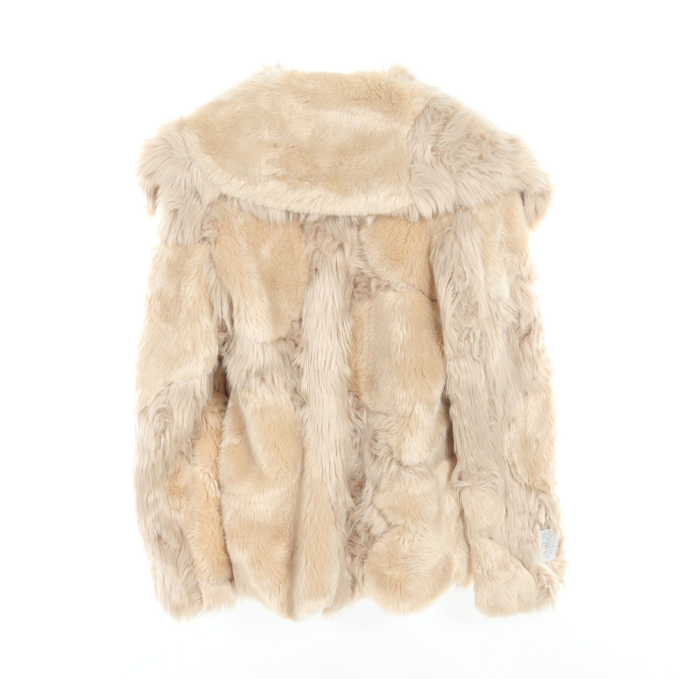 Stella McCartney Stella Mccartney Coat Fake Fur Light Beige Size ONE SIZE - 2 Thumbnail