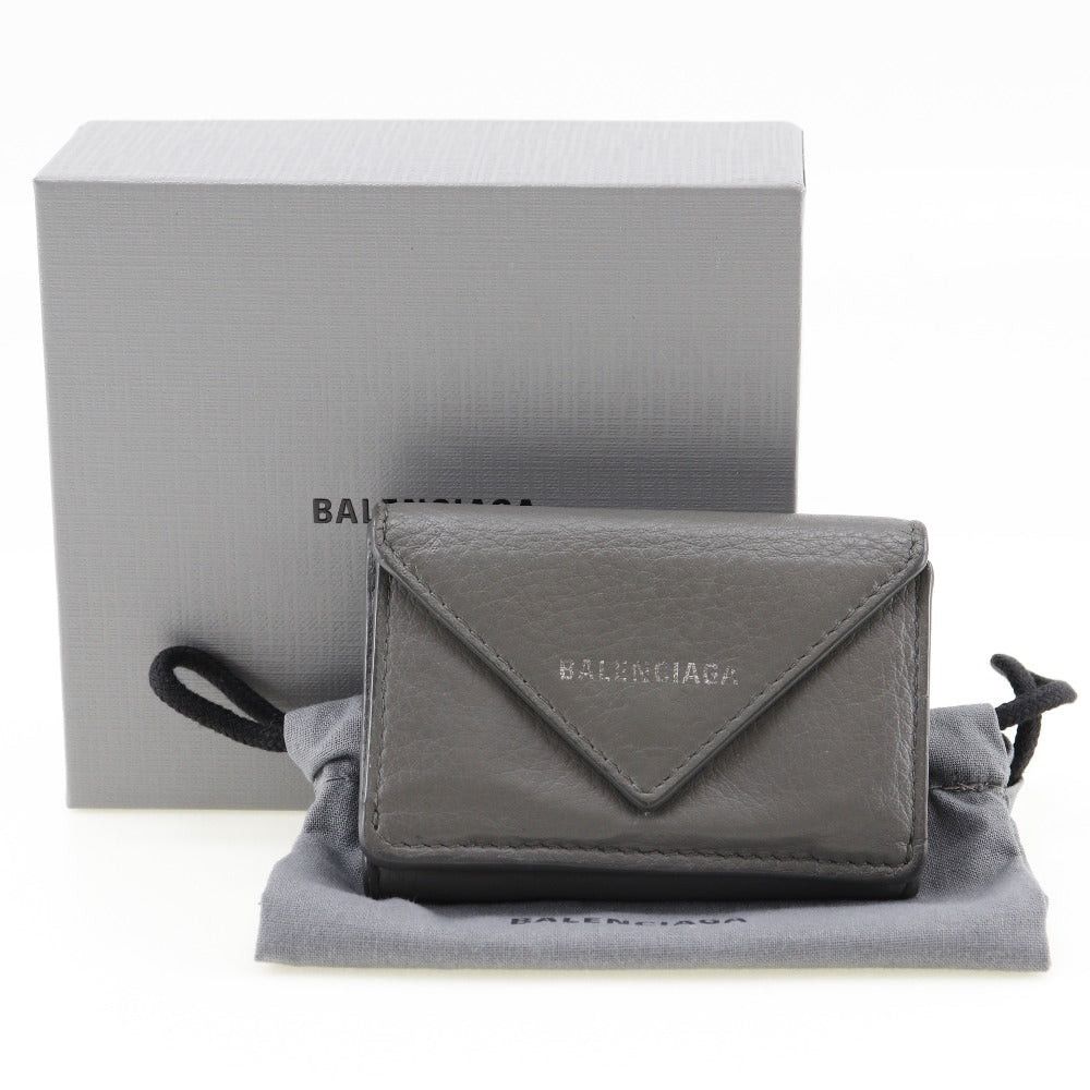 Balenciaga Papier Grey Pony-Style Calfskin Wallet (Pre-Owned) Size ONE SIZE - 6 Thumbnail