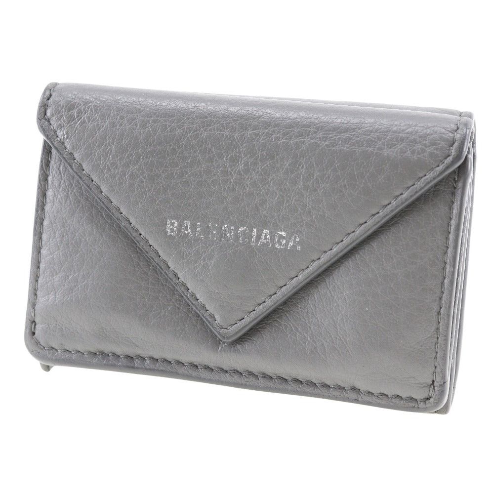 Balenciaga Papier Grey Pony-Style Calfskin Wallet (Pre-Owned) Size ONE SIZE - 8 Thumbnail