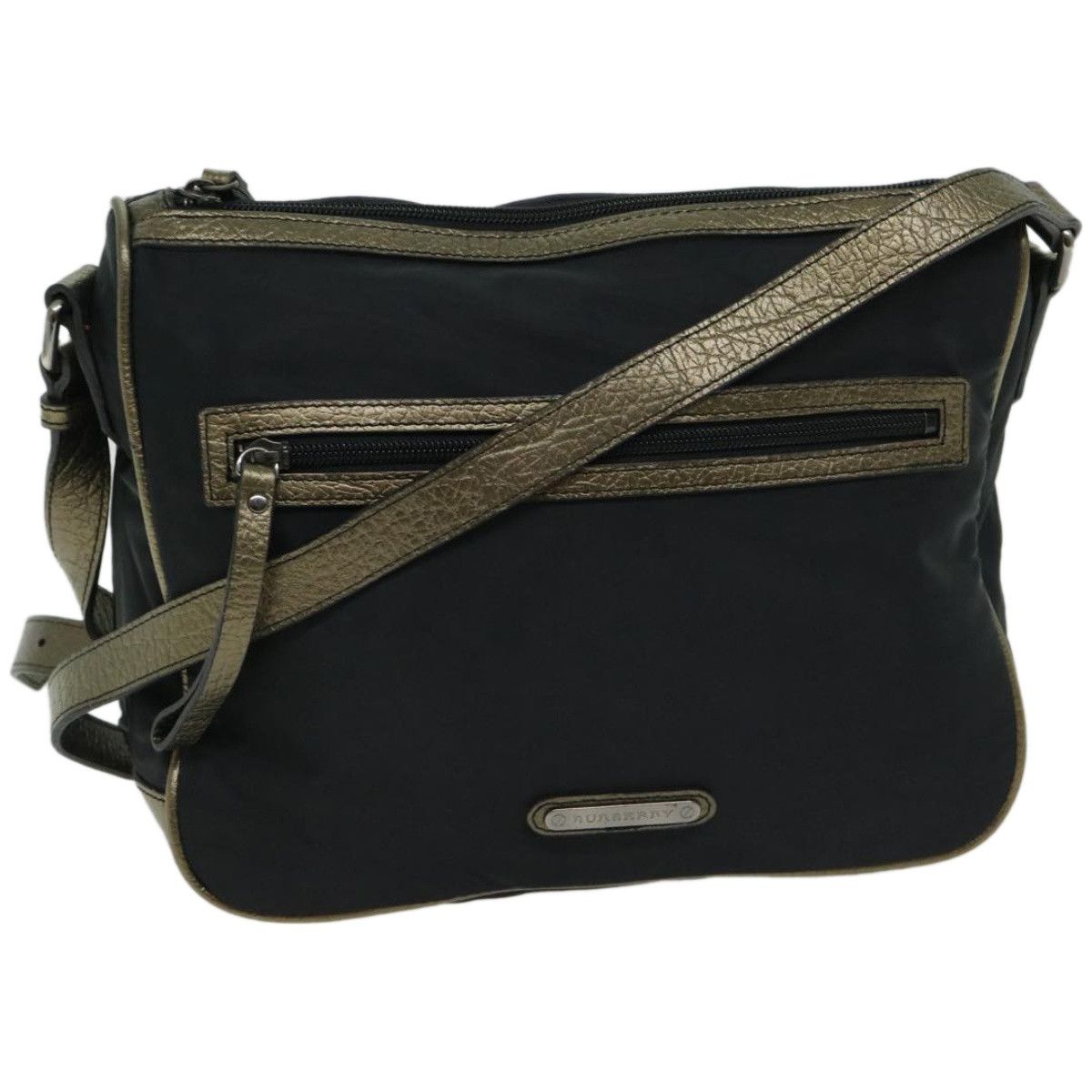 Burberry Black Synthetic Shoulder Bag (Pre-Owned) Size ONE SIZE - 9 Thumbnail
