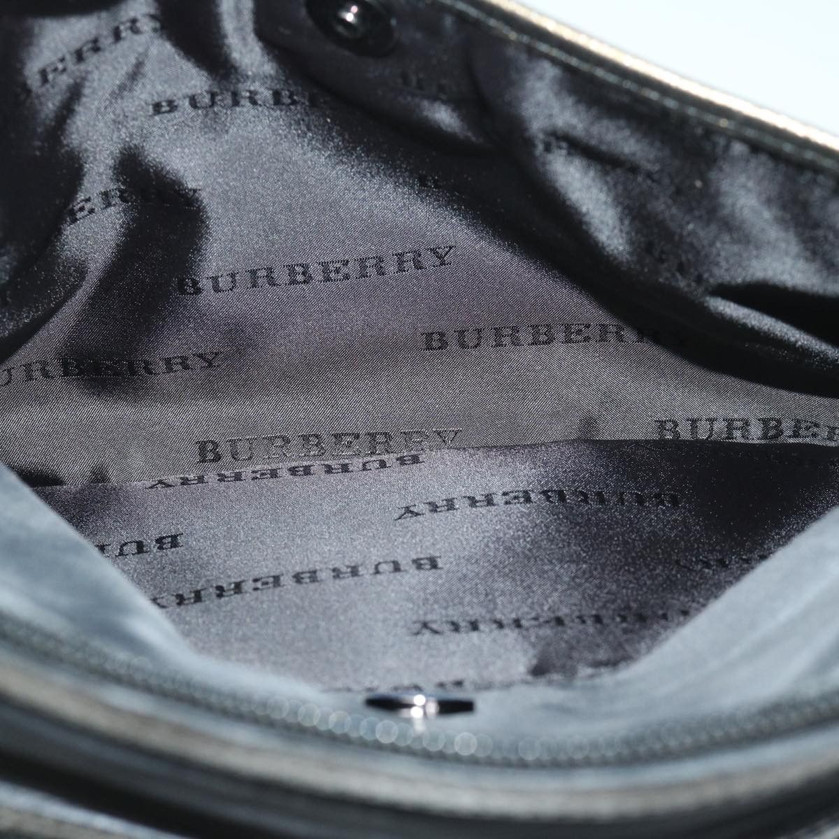 Burberry Black Synthetic Shoulder Bag (Pre-Owned) Size ONE SIZE - 11 Thumbnail