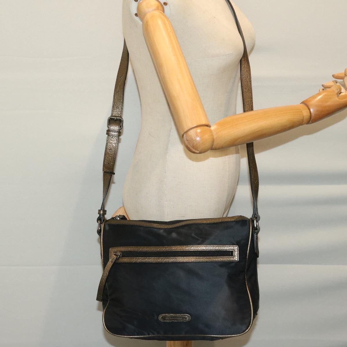 Burberry Black Synthetic Shoulder Bag (Pre-Owned) Size ONE SIZE - 6 Thumbnail