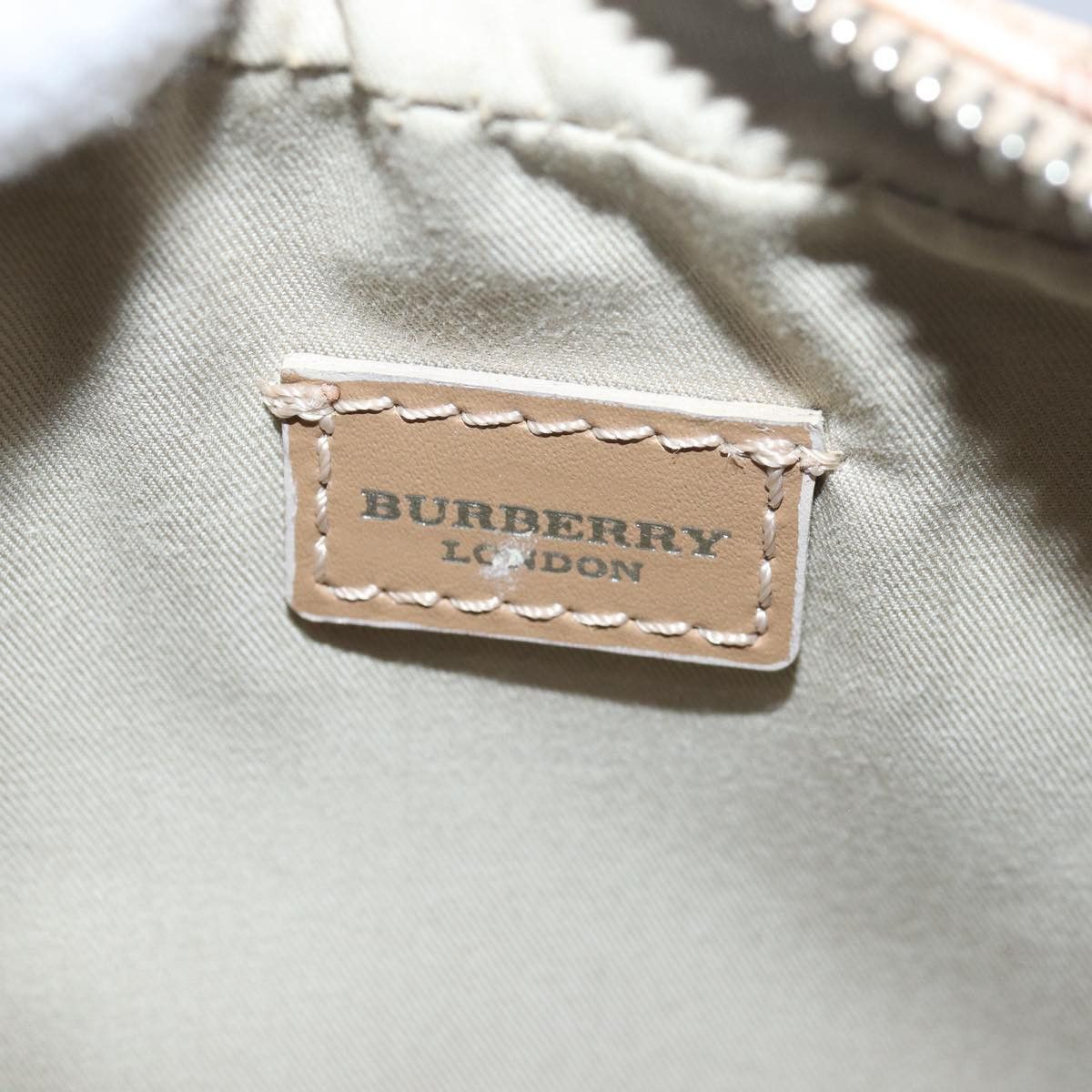 Burberry Nova Check Pink Canvas Shoulder Bag (Pre-Owned) Size ONE SIZE - 8 Thumbnail