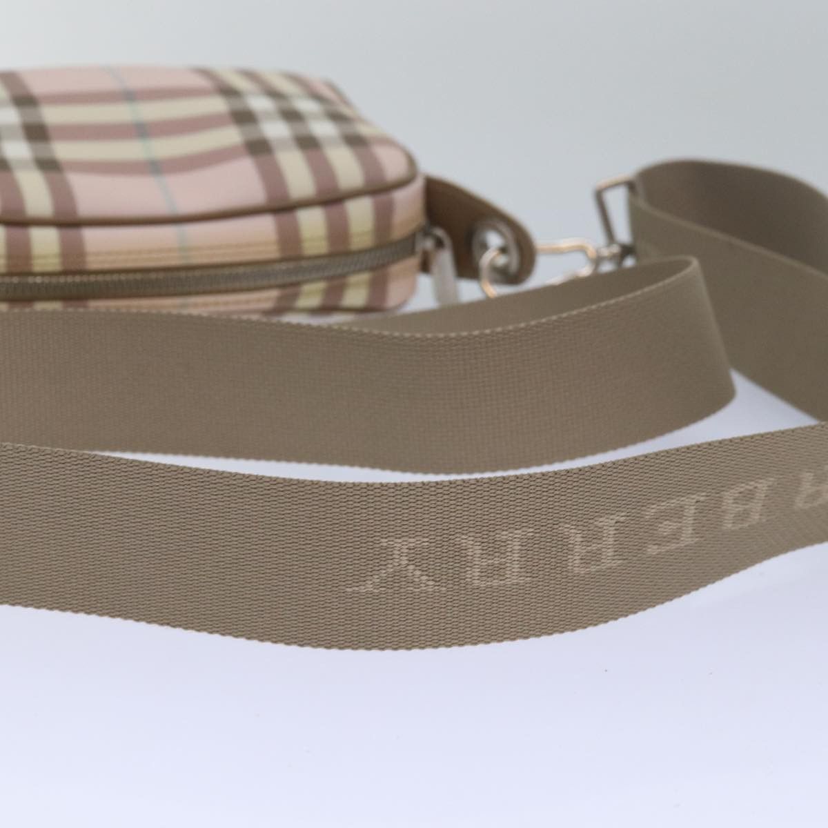 Burberry Nova Check Pink Canvas Shoulder Bag (Pre-Owned) Size ONE SIZE - 11 Thumbnail
