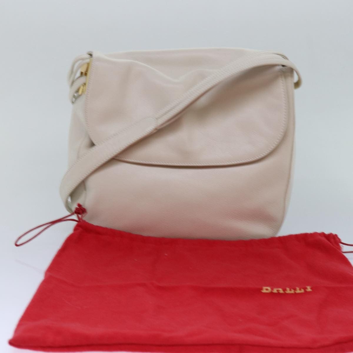 Bally Beige Leather Shoulder Bag (Pre-Owned) Size ONE SIZE - 8 Thumbnail