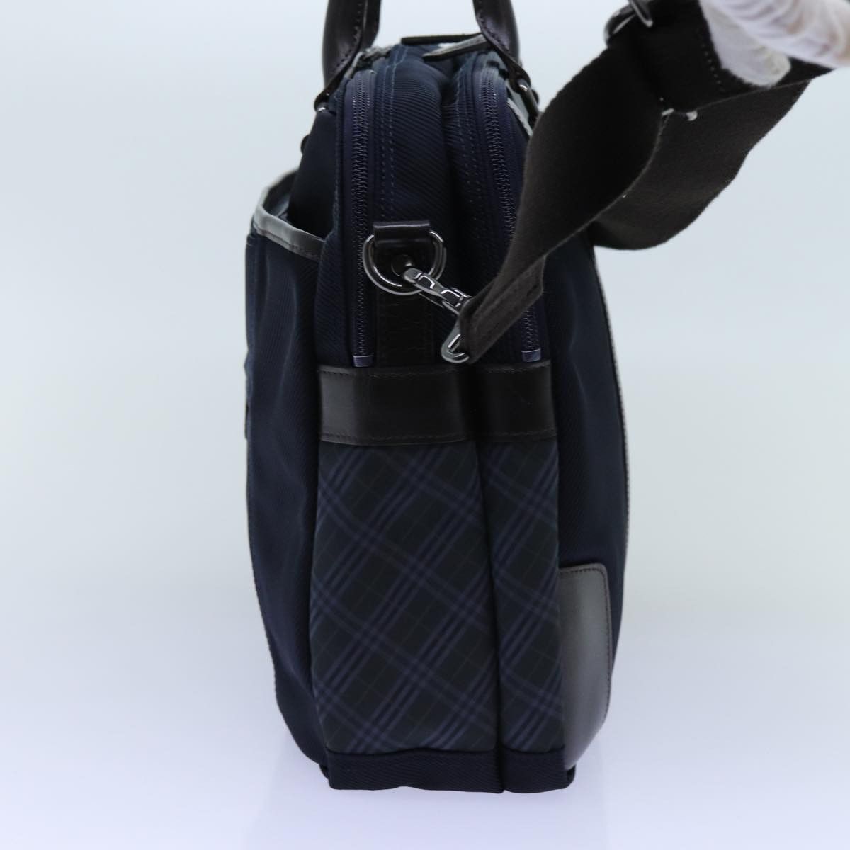 Burberry Blue Label Navy Synthetic Briefcase Bag (Pre-Owned) Size ONE SIZE - 11 Thumbnail