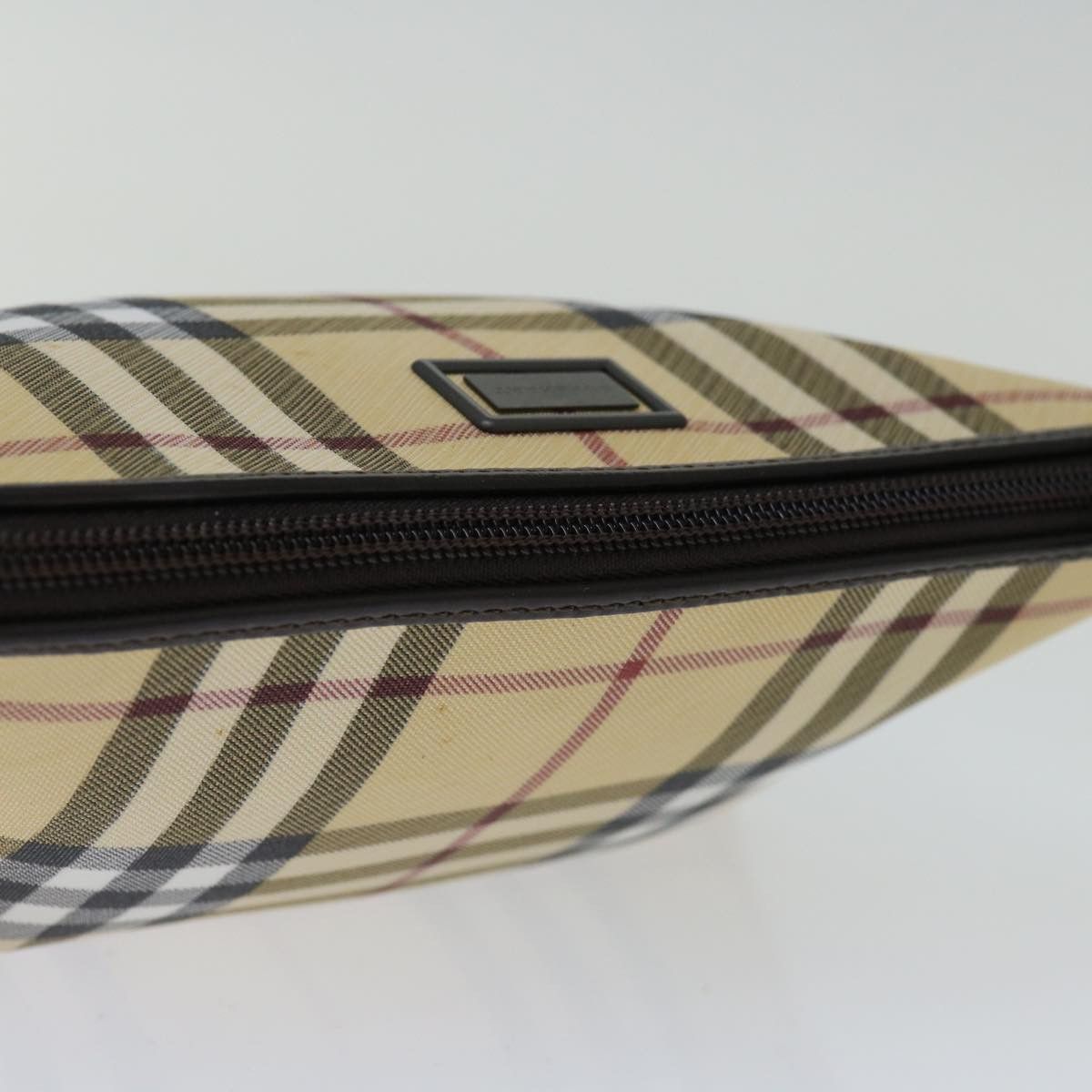 Burberry Nova Check Beige Canvas Clutch Bag (Pre-Owned) Size ONE SIZE - 9 Thumbnail