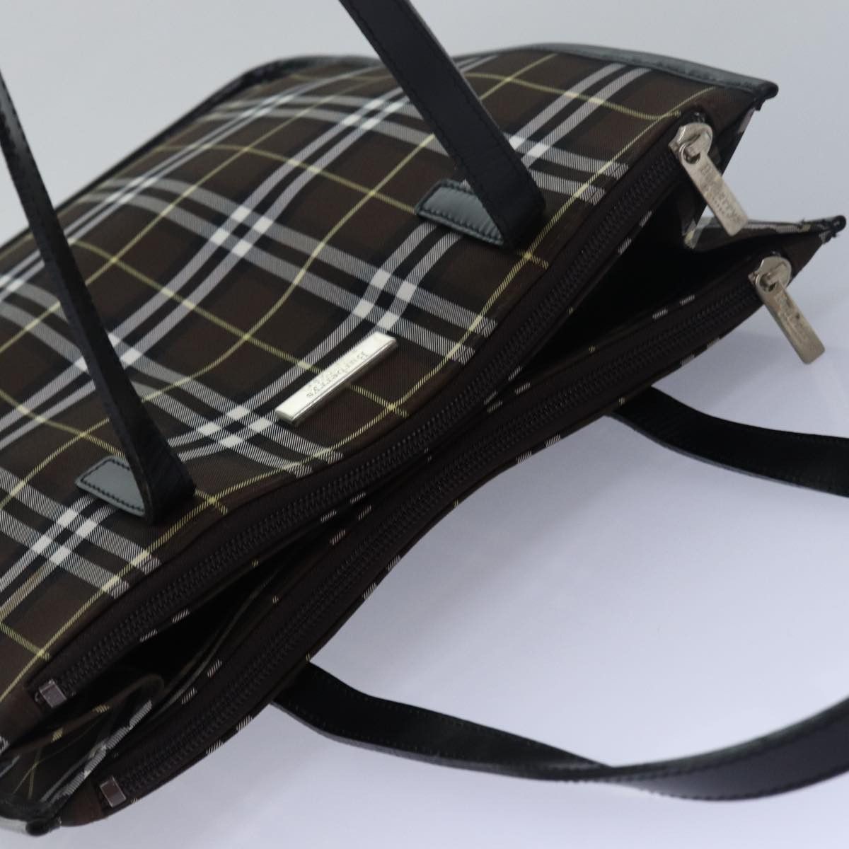 Burberry Nova Check Brown Synthetic Tote Bag (Pre-Owned) Size ONE SIZE - 4 Thumbnail