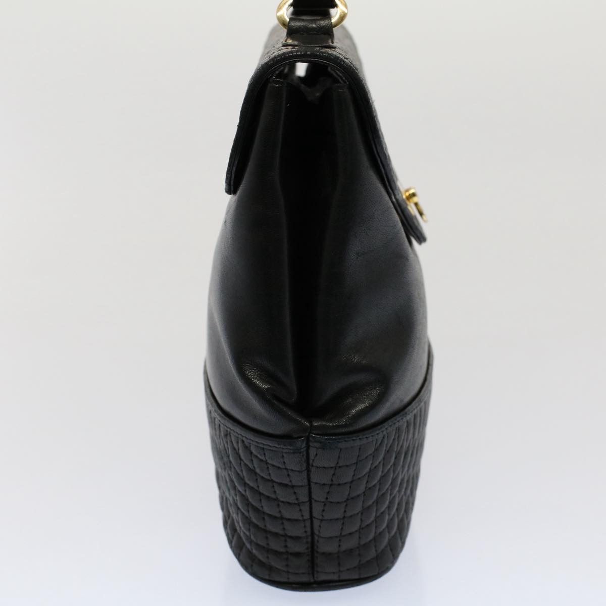 Bally Black Leather Handbag (Pre-Owned) Size ONE SIZE - 8 Thumbnail