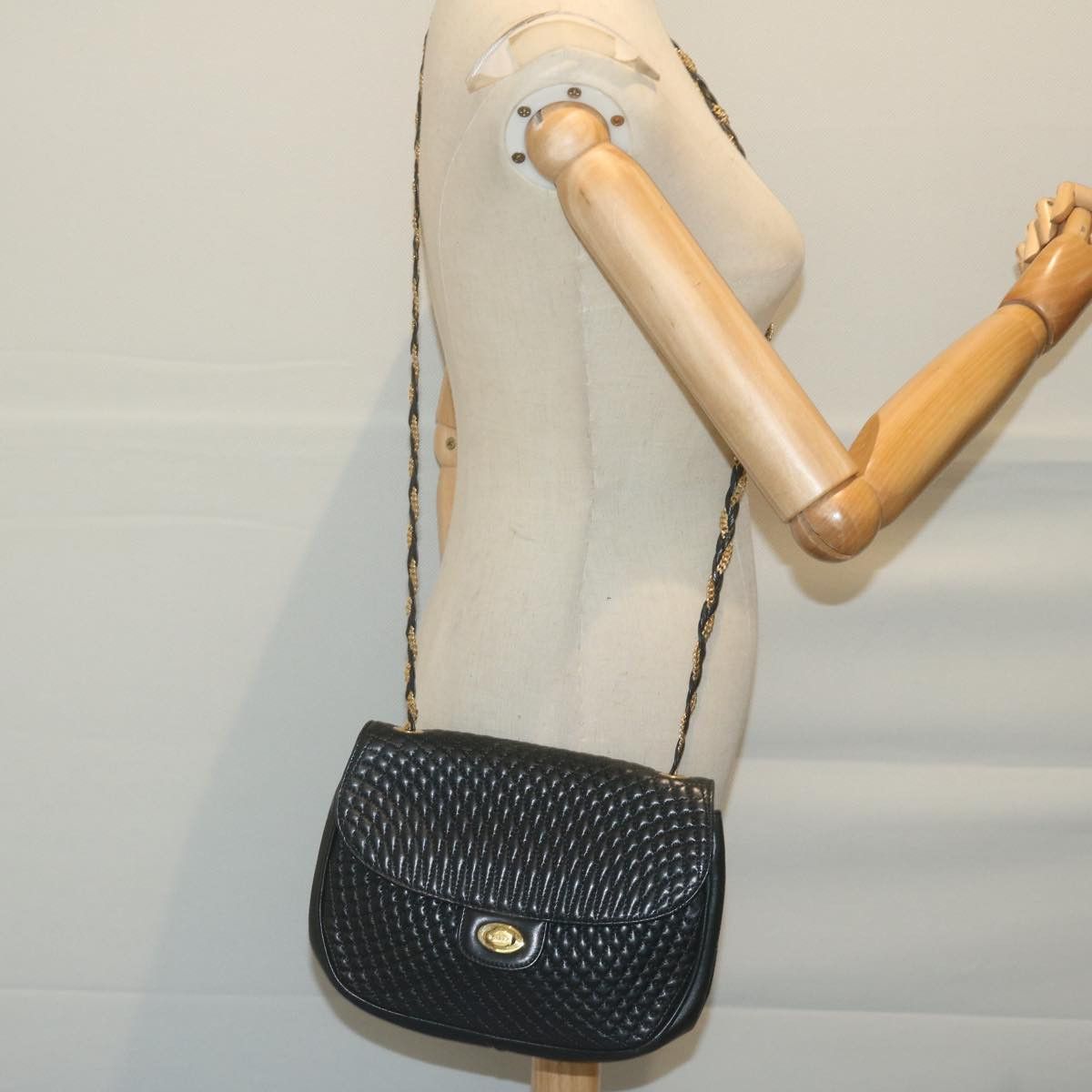 Bally Navy Leather Shoulder Bag (Pre-Owned) Size ONE SIZE - 7 Thumbnail