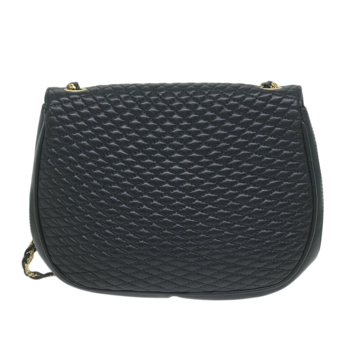 Bally Navy Leather Shoulder Bag (Pre-Owned) Size ONE SIZE - 2 Thumbnail
