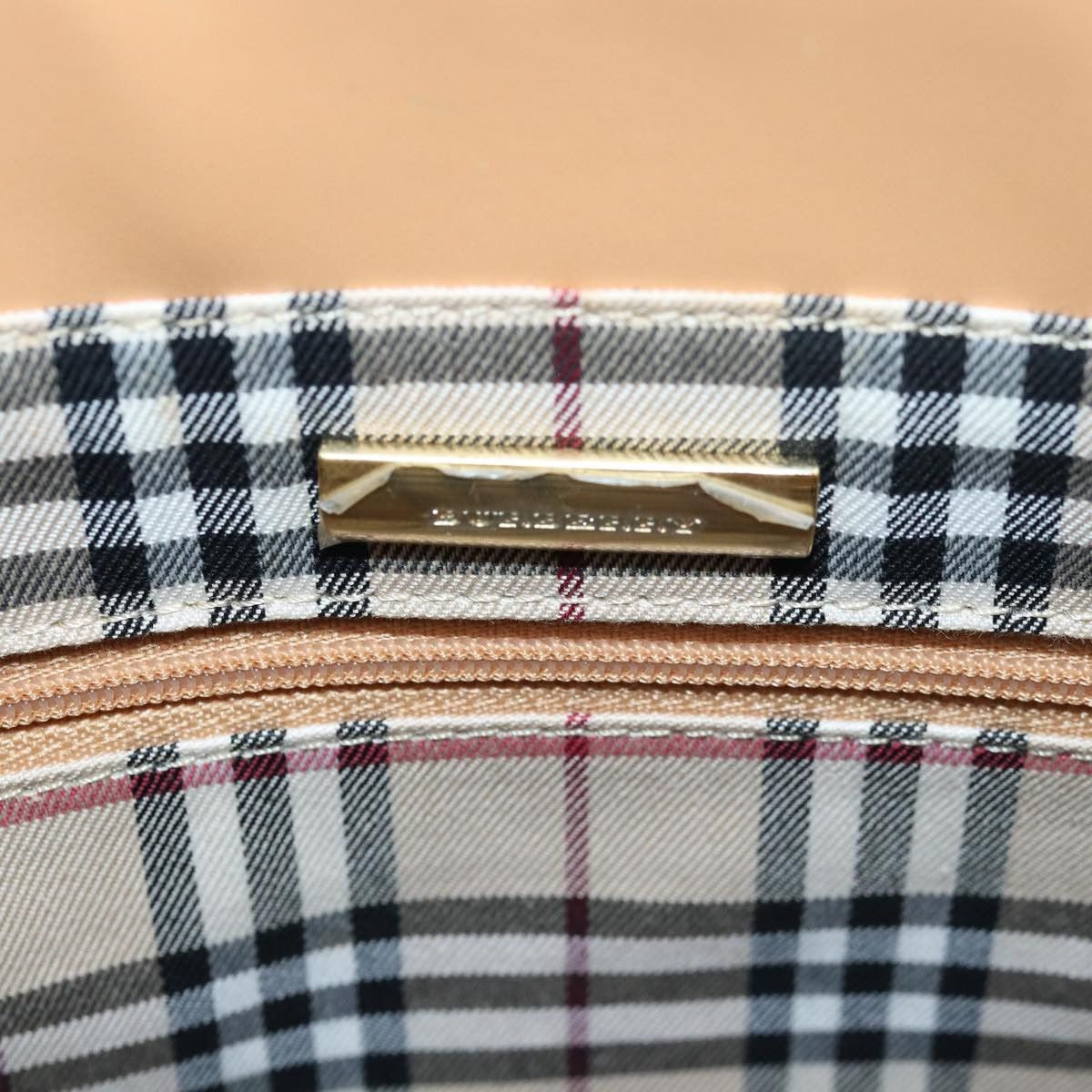 Burberry Beige Leather Handbag (Pre-Owned) Size ONE SIZE - 6 Thumbnail