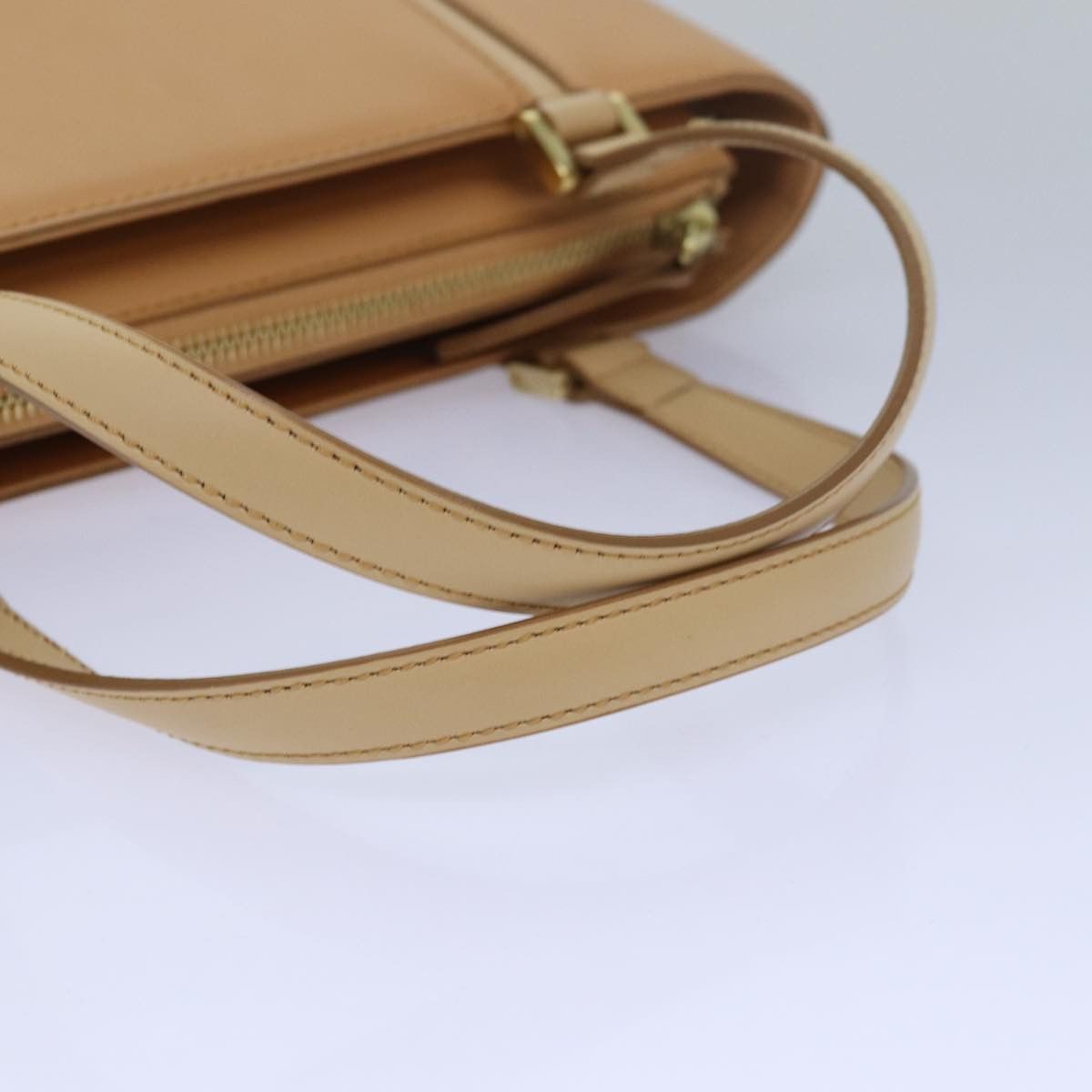 Burberry Beige Leather Handbag (Pre-Owned) Size ONE SIZE - 12 Thumbnail