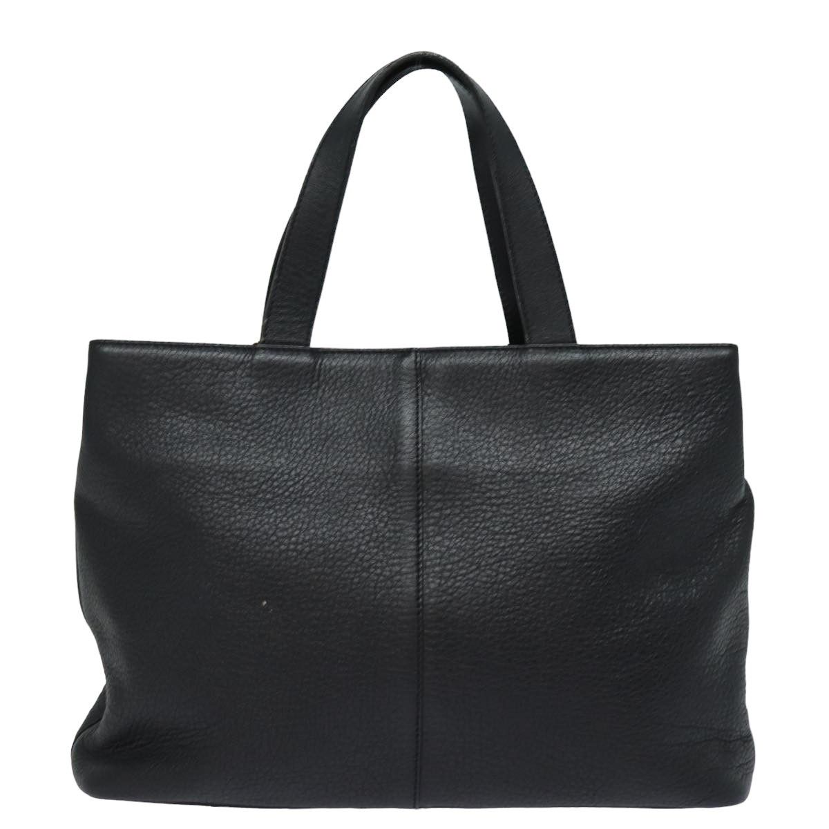 Burberry Black Leather Handbag (Pre-Owned) Size ONE SIZE - 2 Thumbnail