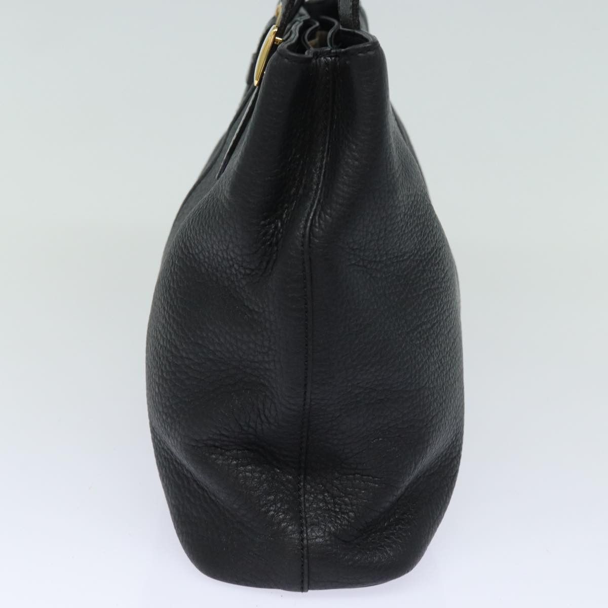 Burberry Black Leather Handbag (Pre-Owned) Size ONE SIZE - 9 Thumbnail