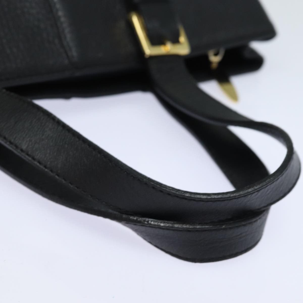 Burberry Black Leather Handbag (Pre-Owned) Size ONE SIZE - 10 Thumbnail