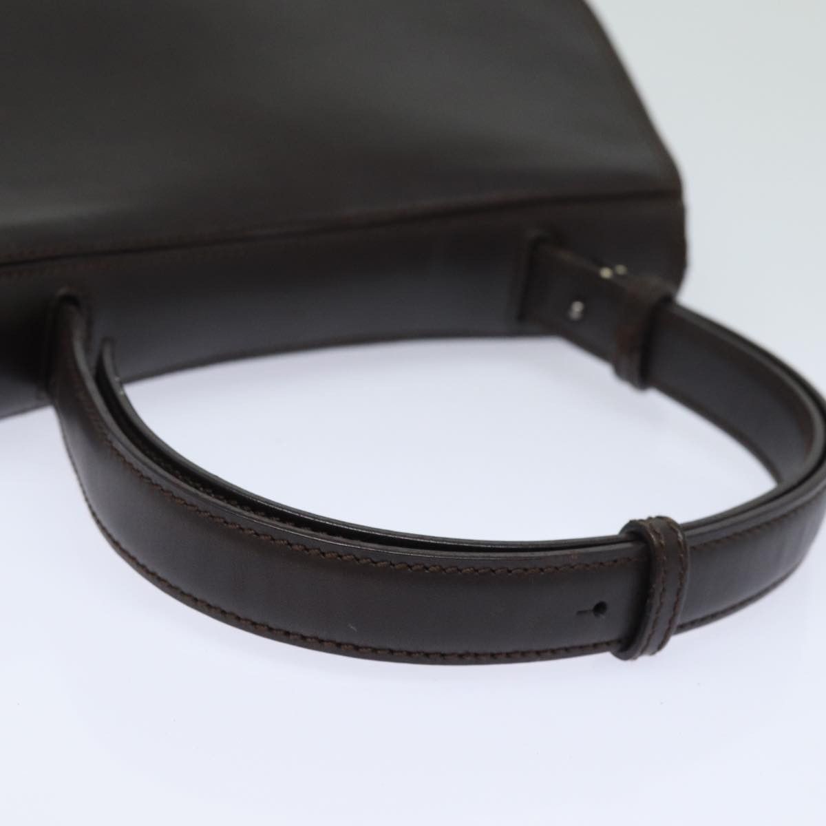 Salvatore Ferragamo Brown Leather Handbag (Pre-Owned) Size ONE SIZE - 13 Thumbnail