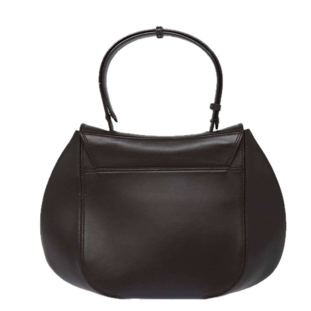 Salvatore Ferragamo Brown Leather Handbag (Pre-Owned) Size ONE SIZE - 2 Thumbnail