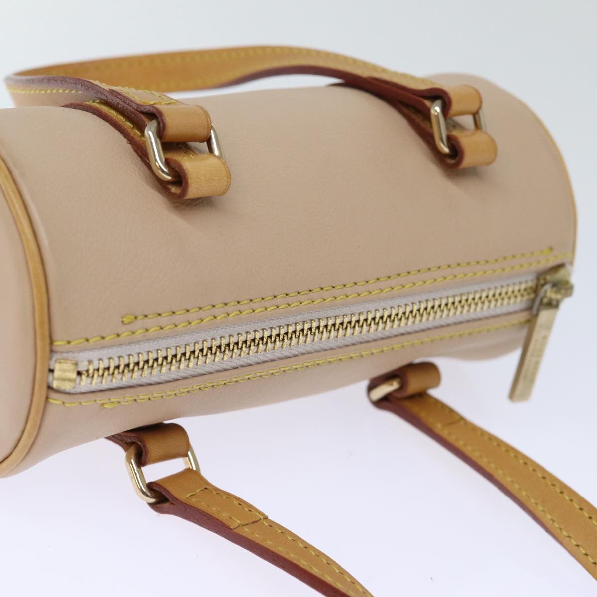 Burberry Beige Leather Handbag (Pre-Owned) Size ONE SIZE - 4 Thumbnail