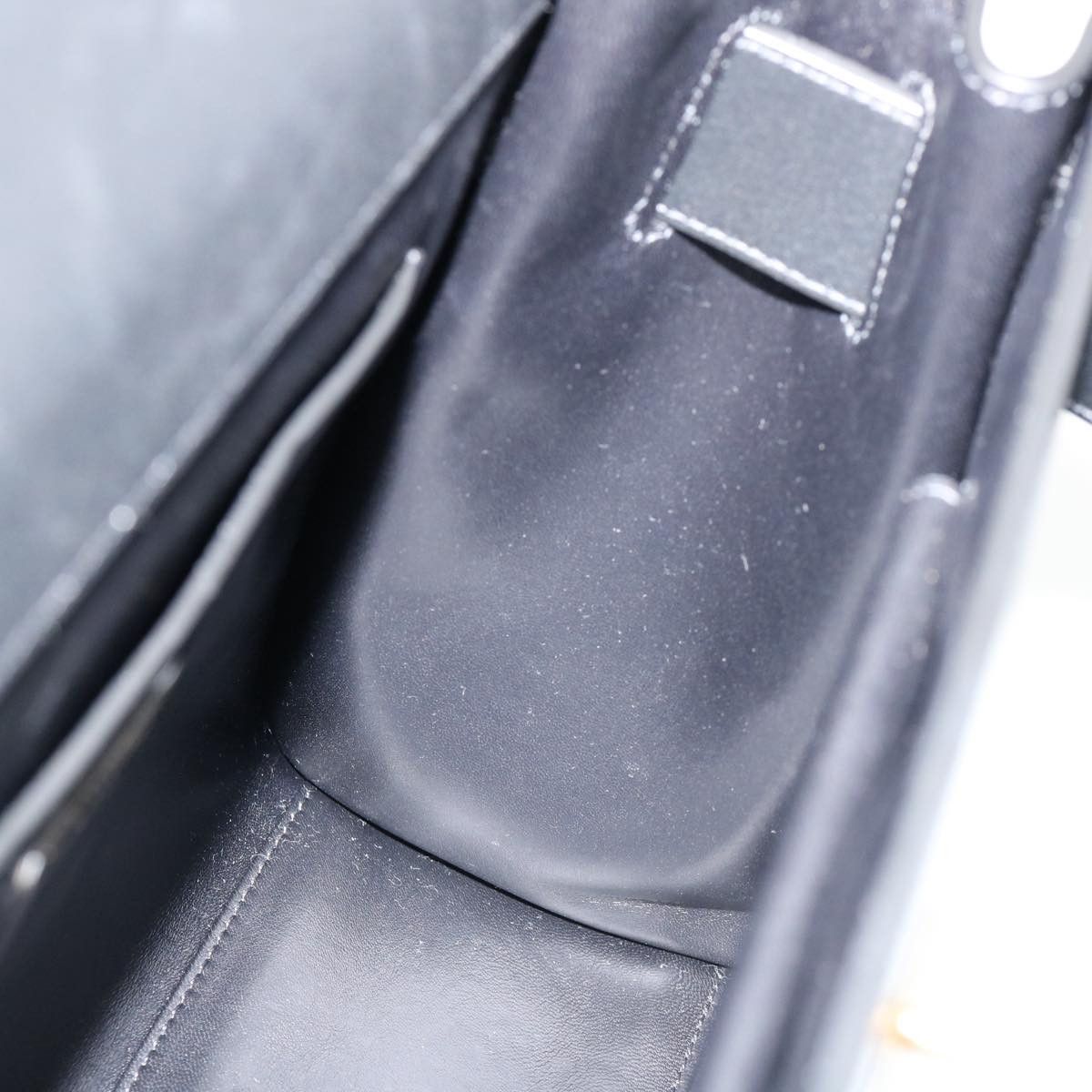 Versace Black Leather Handbag (Pre-Owned) Size ONE SIZE - 11 Thumbnail