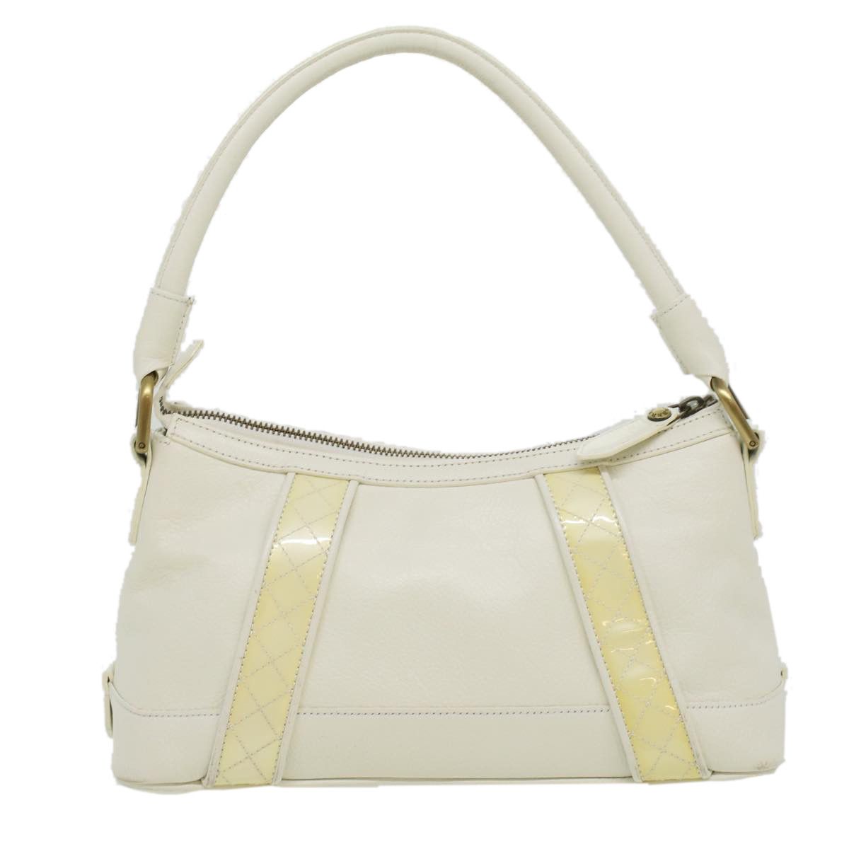 Burberry White Leather Shoulder Bag (Pre-Owned) Size ONE SIZE - 2 Thumbnail