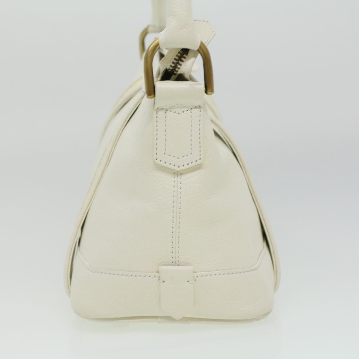 Burberry White Leather Shoulder Bag (Pre-Owned) Size ONE SIZE - 5 Thumbnail