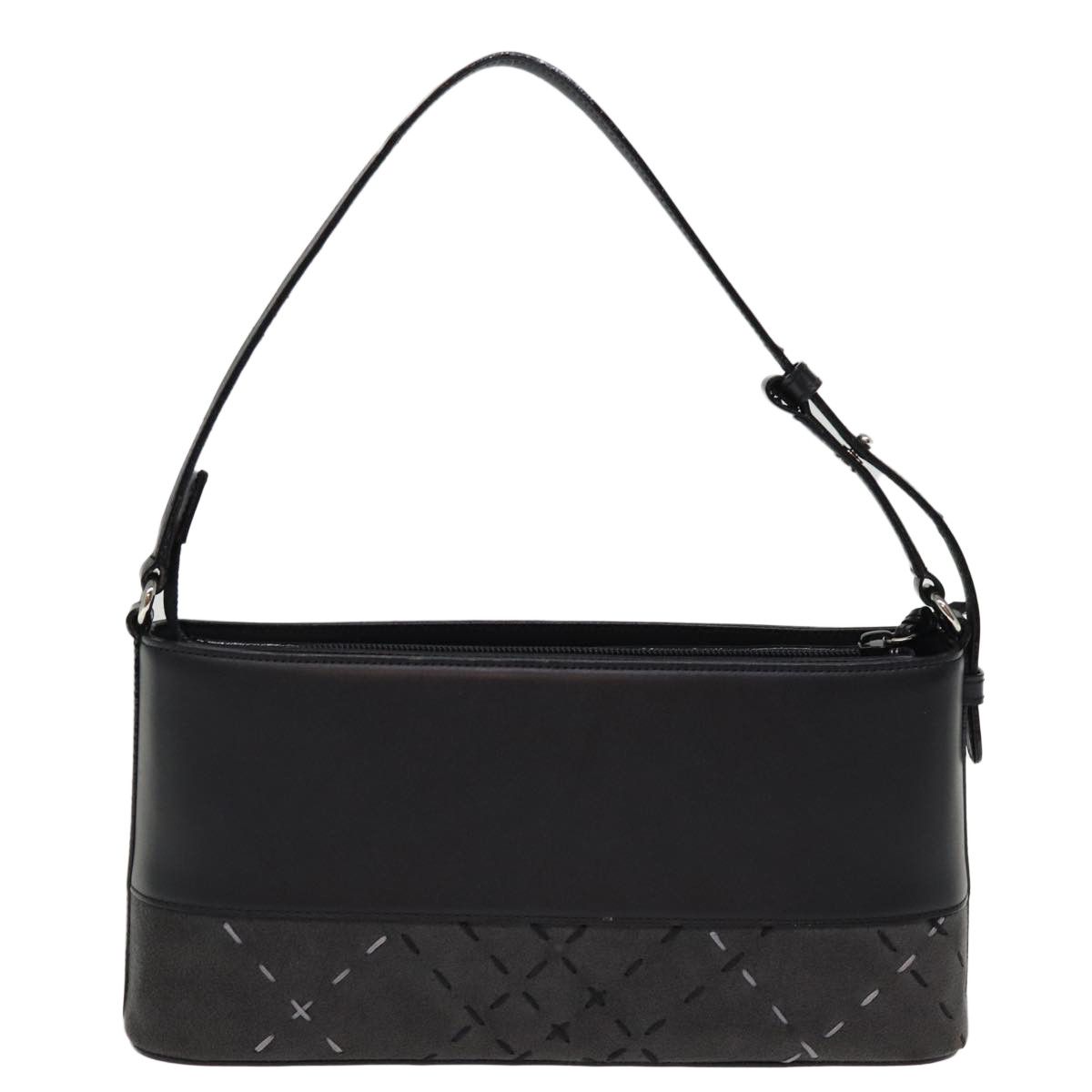 Burberry Black Leather Handbag (Pre-Owned) Size ONE SIZE - 2 Thumbnail