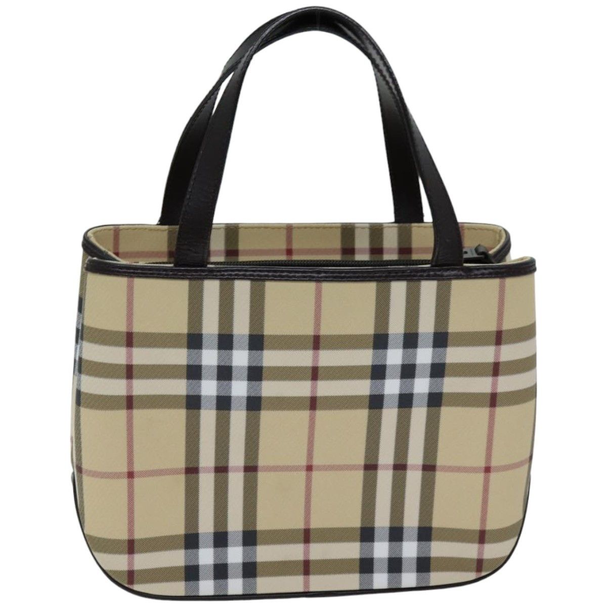 Burberry Nova Check Beige Canvas Handbag (Pre-Owned) Size ONE SIZE - 2 Thumbnail