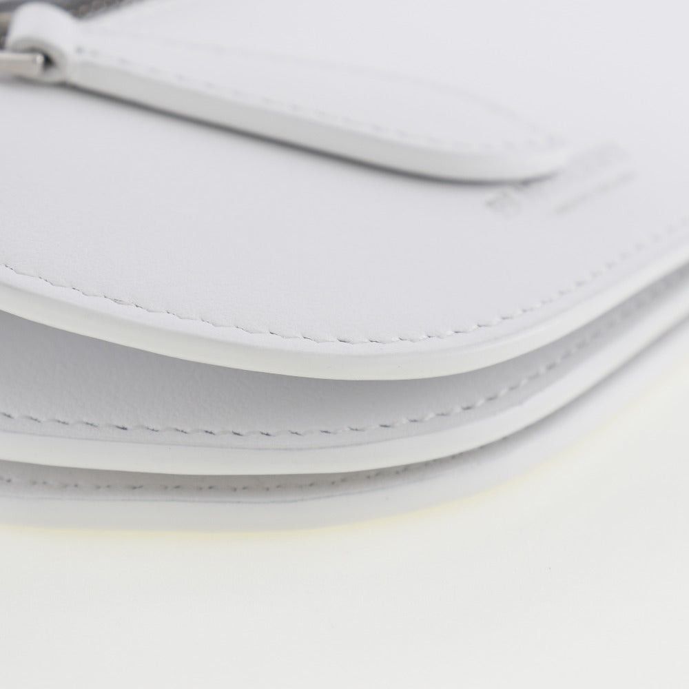 Burberry Olympia White Leather Shoulder Bag (Pre-Owned) Size ONE SIZE - 8 Thumbnail