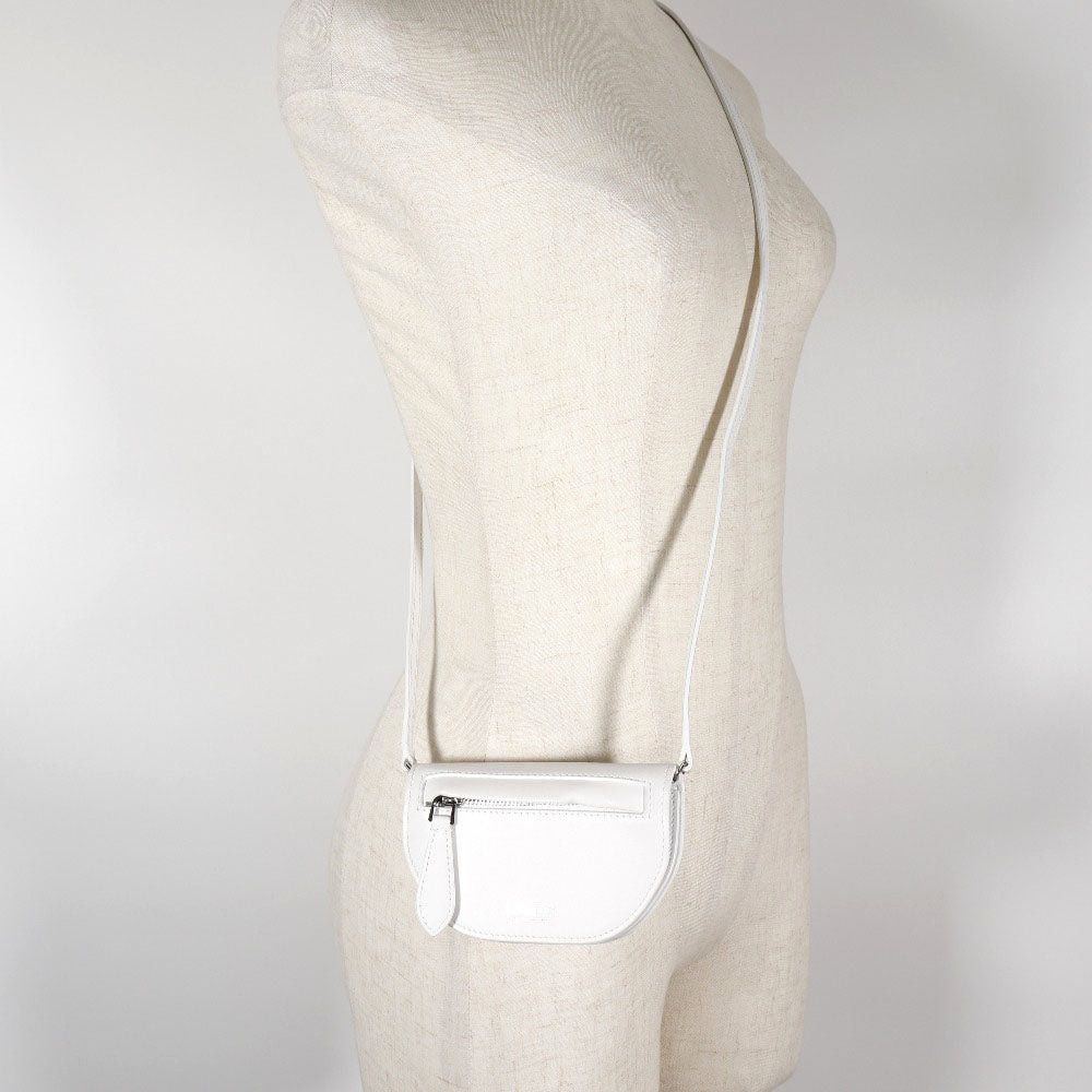 Burberry Olympia White Leather Shoulder Bag (Pre-Owned) Size ONE SIZE - 6 Thumbnail