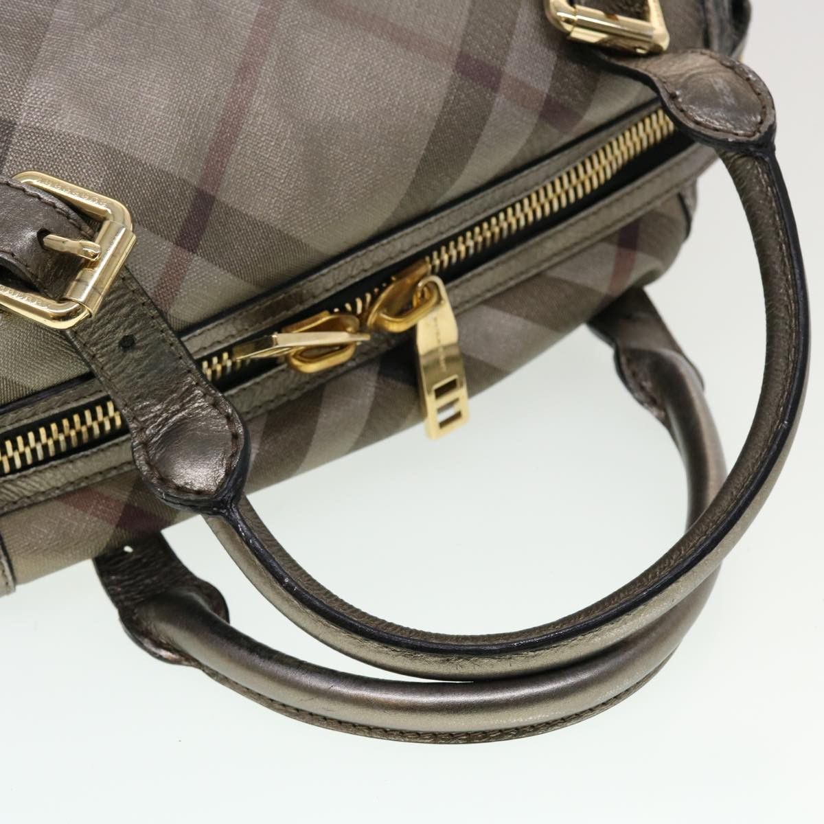 Burberry Silver Leather Shoulder Bag (Pre-Owned) Size ONE SIZE - 4 Thumbnail